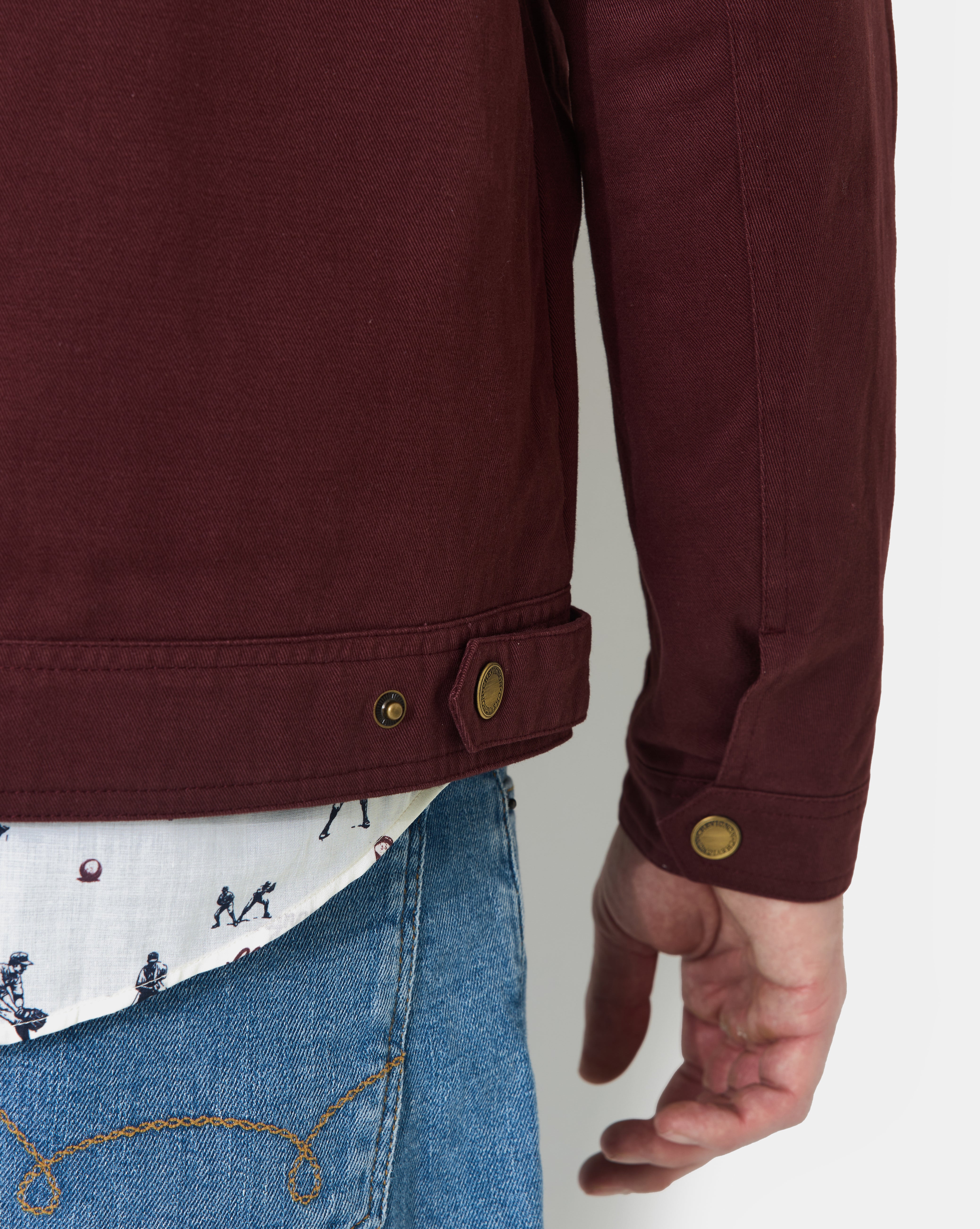 DALTON BURGUNDY JACKET