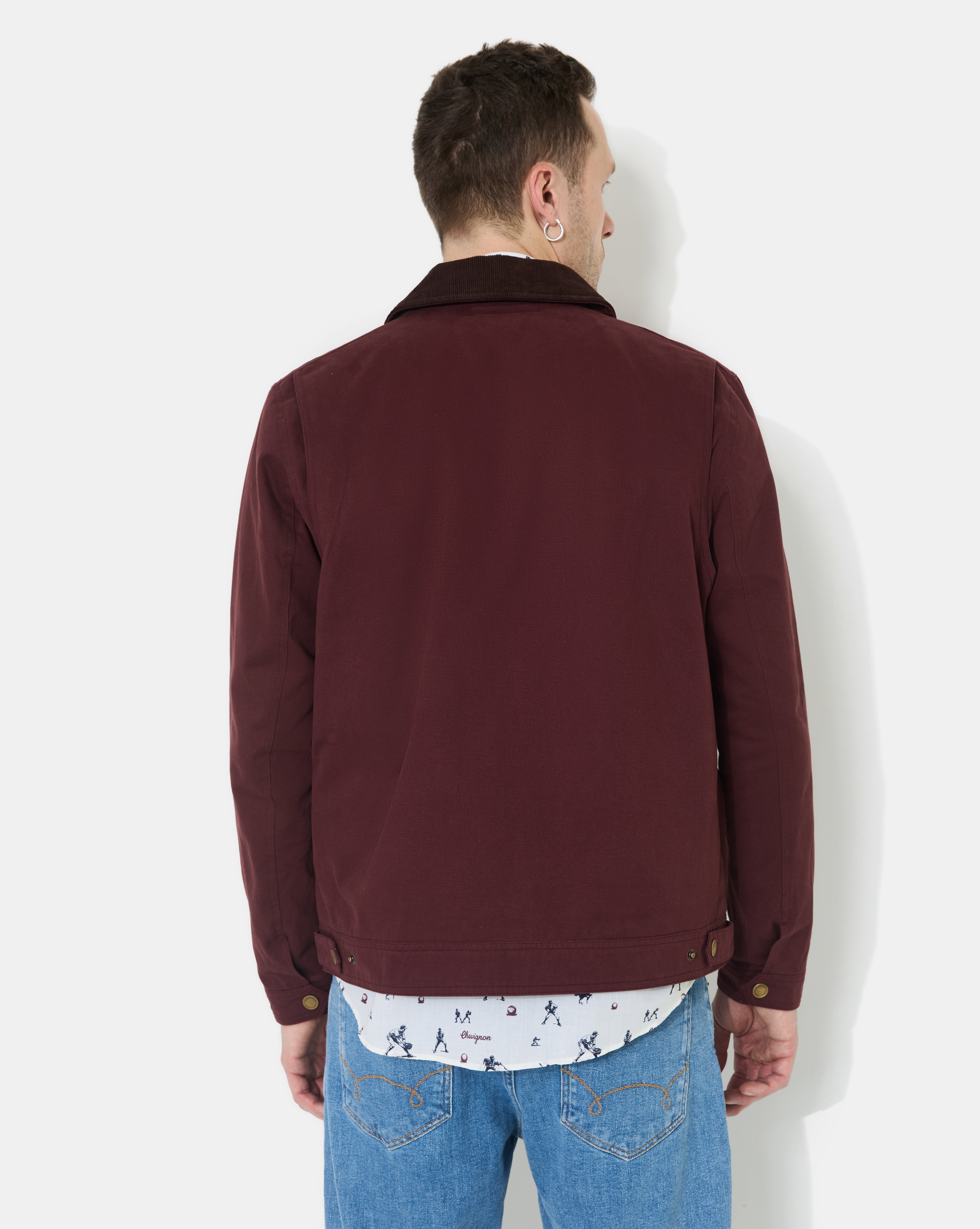 DALTON BURGUNDY JACKET