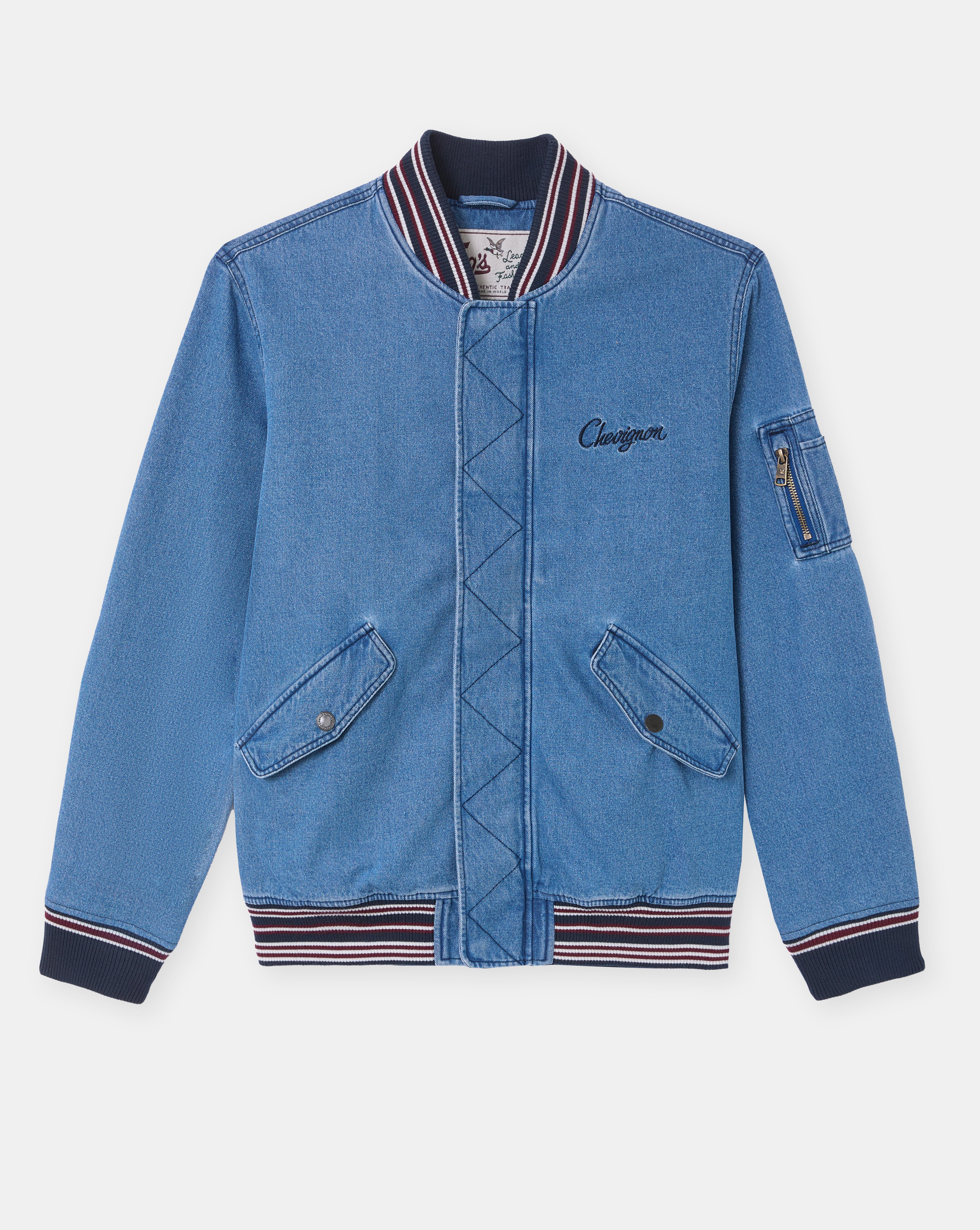 80s CHEVIGNON　Mouton Hem Switch Jacket Herrenjacke und -mantel | Chevignon