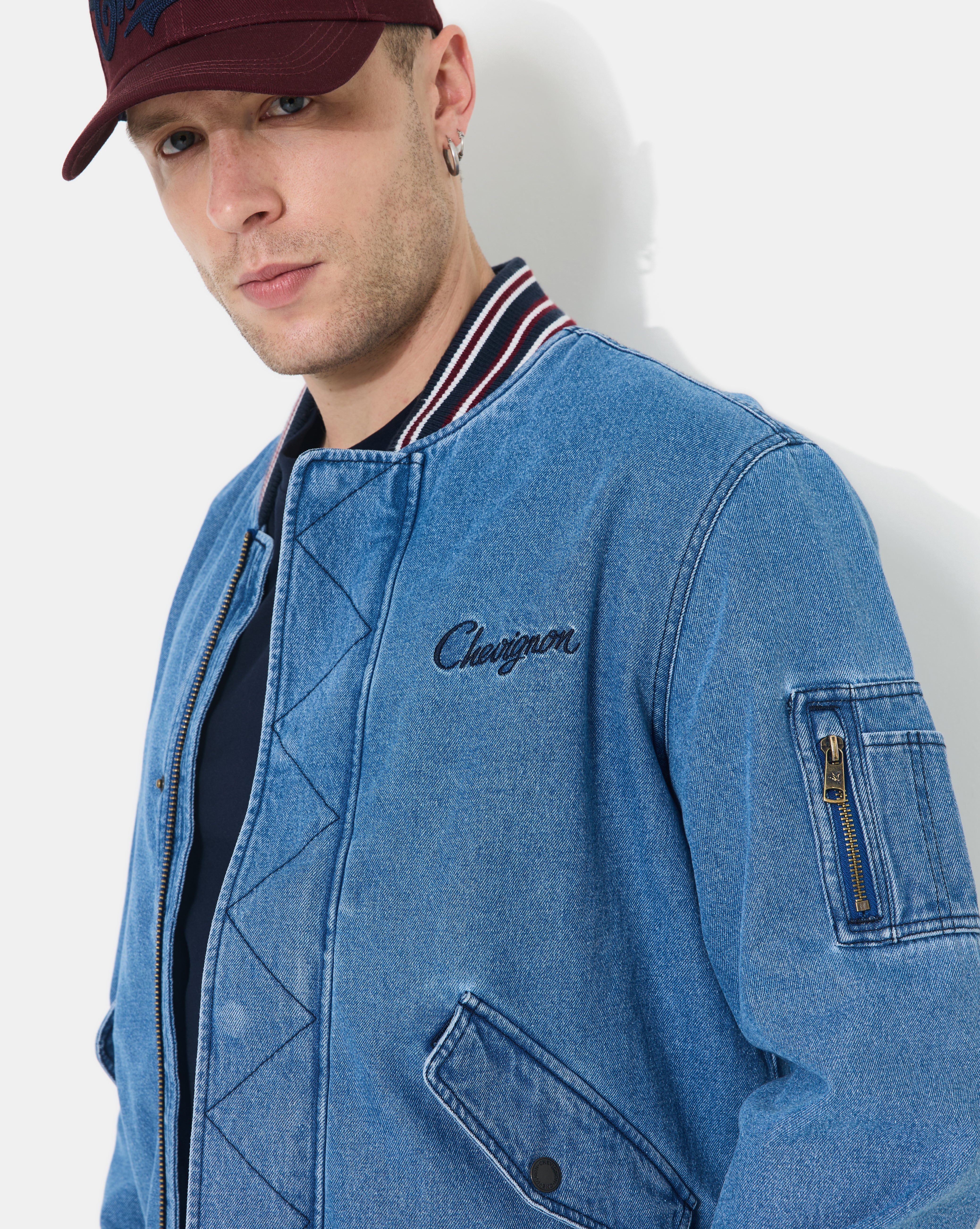 VESTE DRIFT DENIM BLEU DENIM