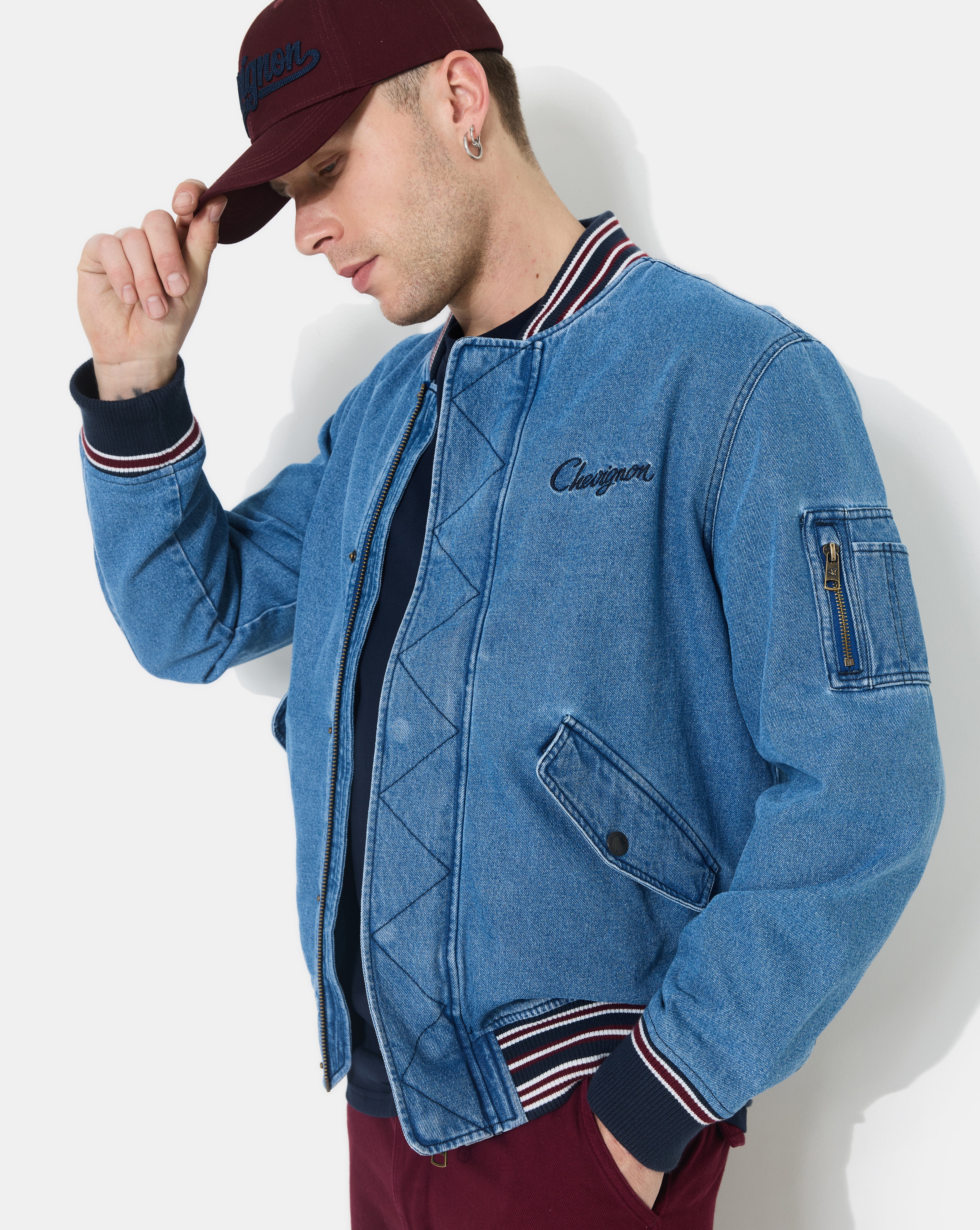 VESTE DRIFT DENIM BLEU DENIM