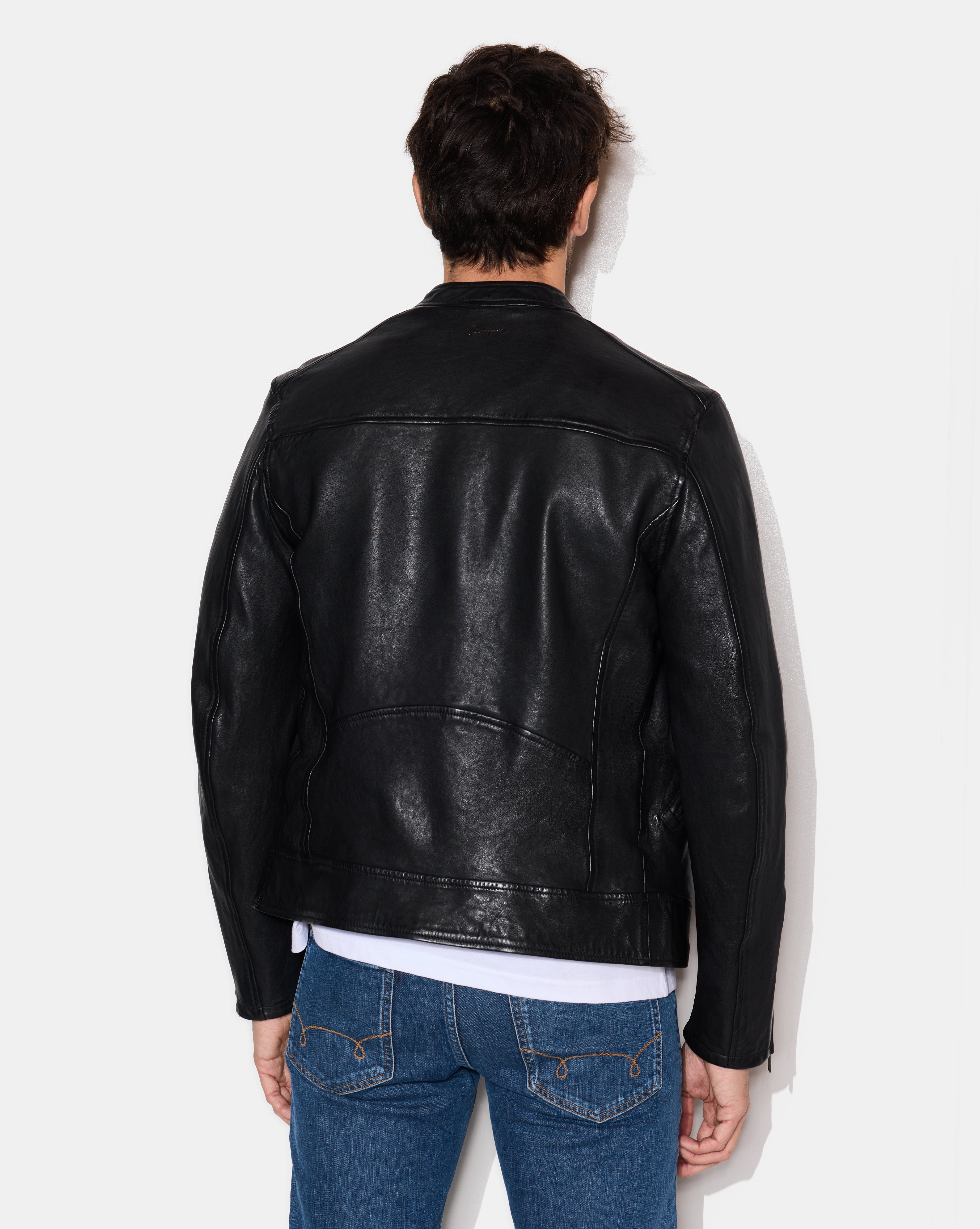 LEDERJACKE DUKE SCHWARZ
