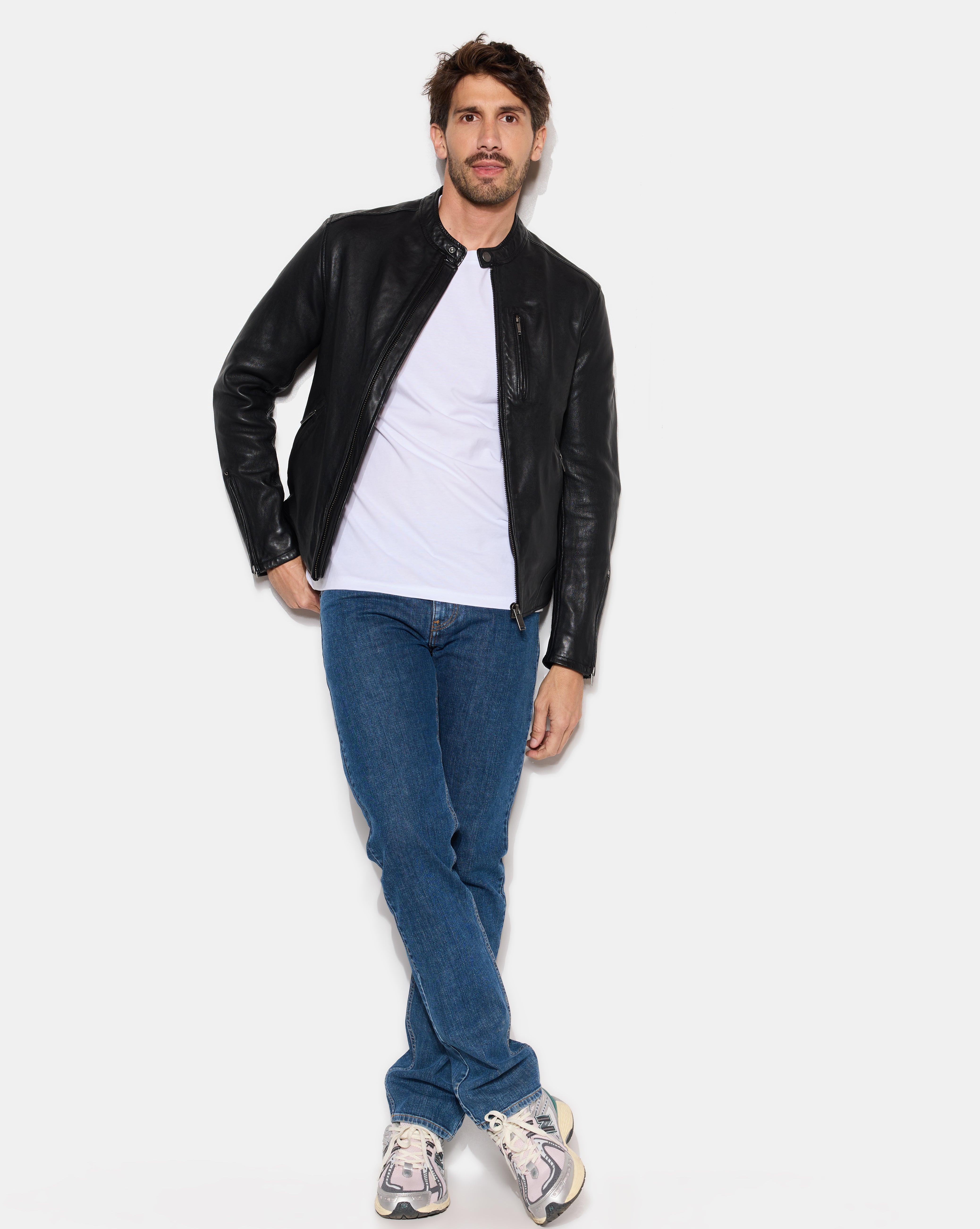 LEDERJACKE DUKE SCHWARZ