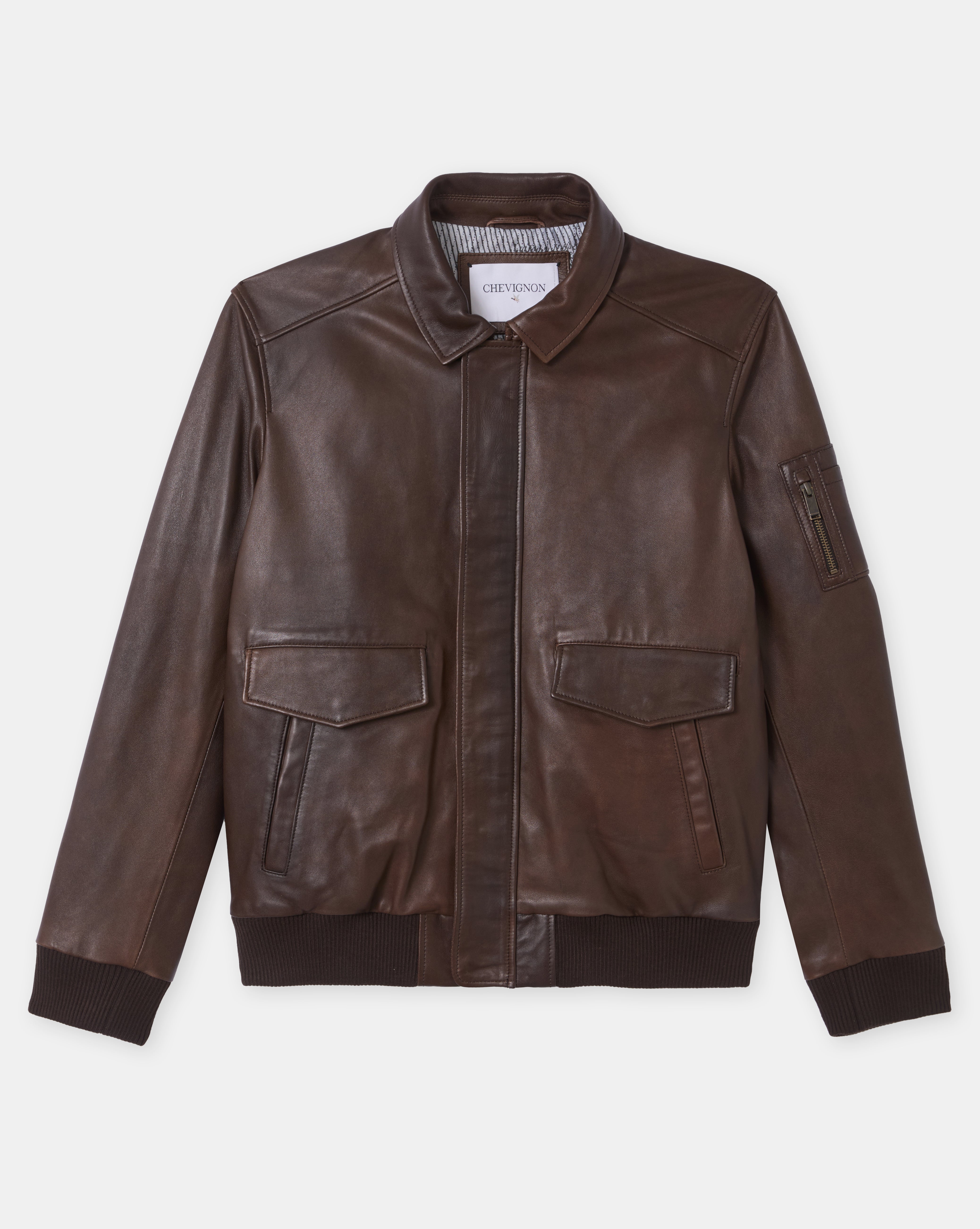 Herren Lederjacke | Chevignon
