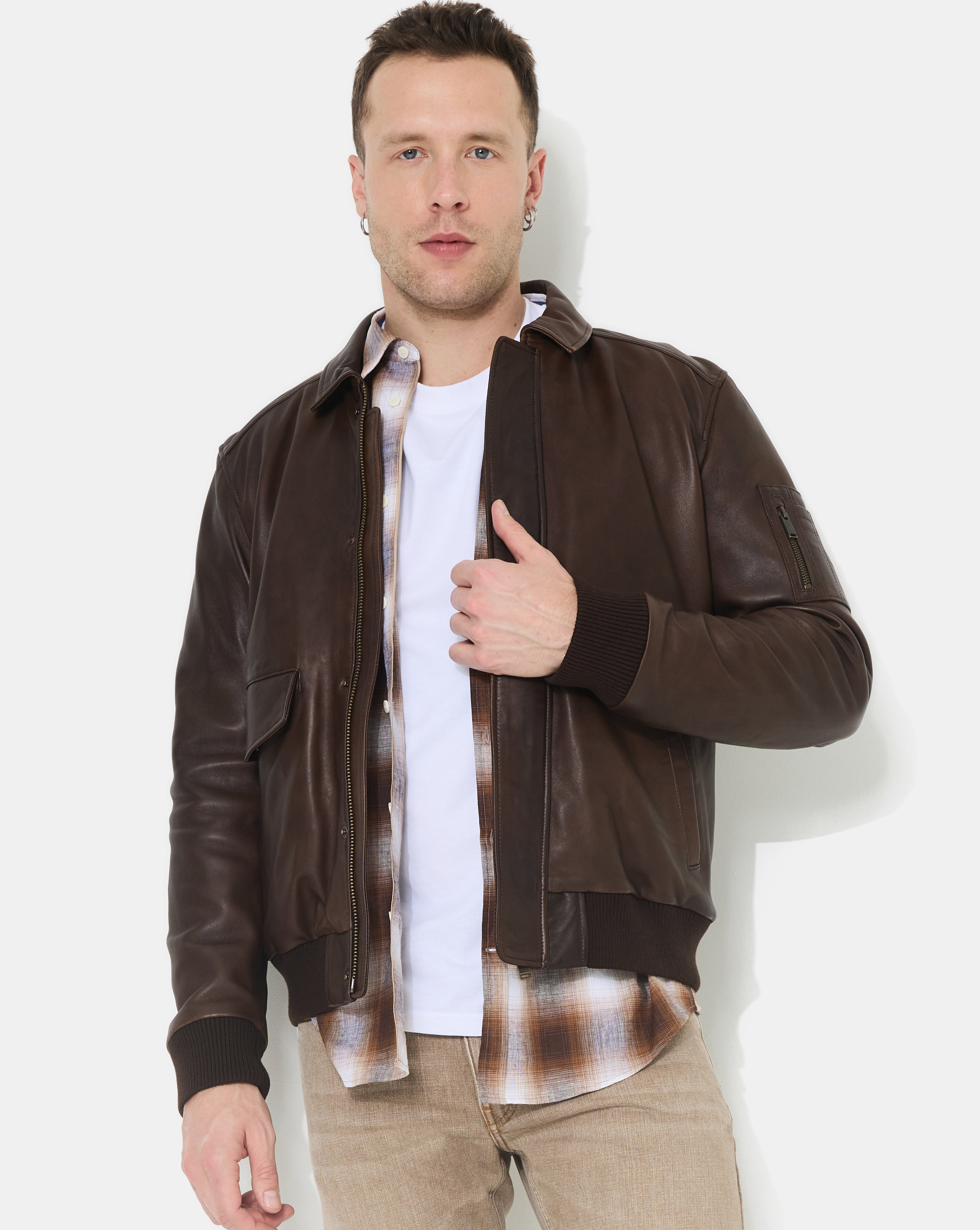 Herren Lederjacke | Chevignon