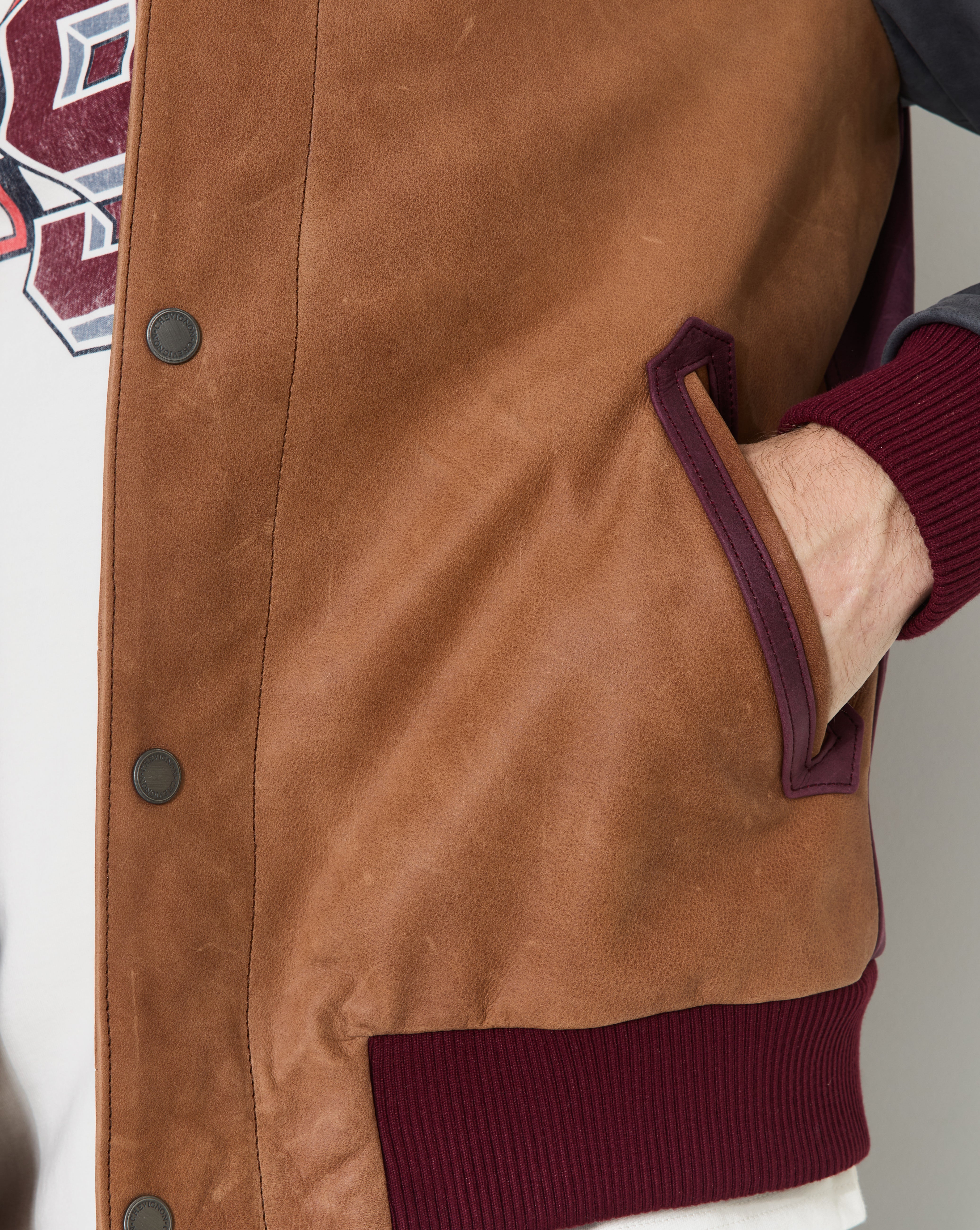 LEDERJACKE DEAREST BEIGE