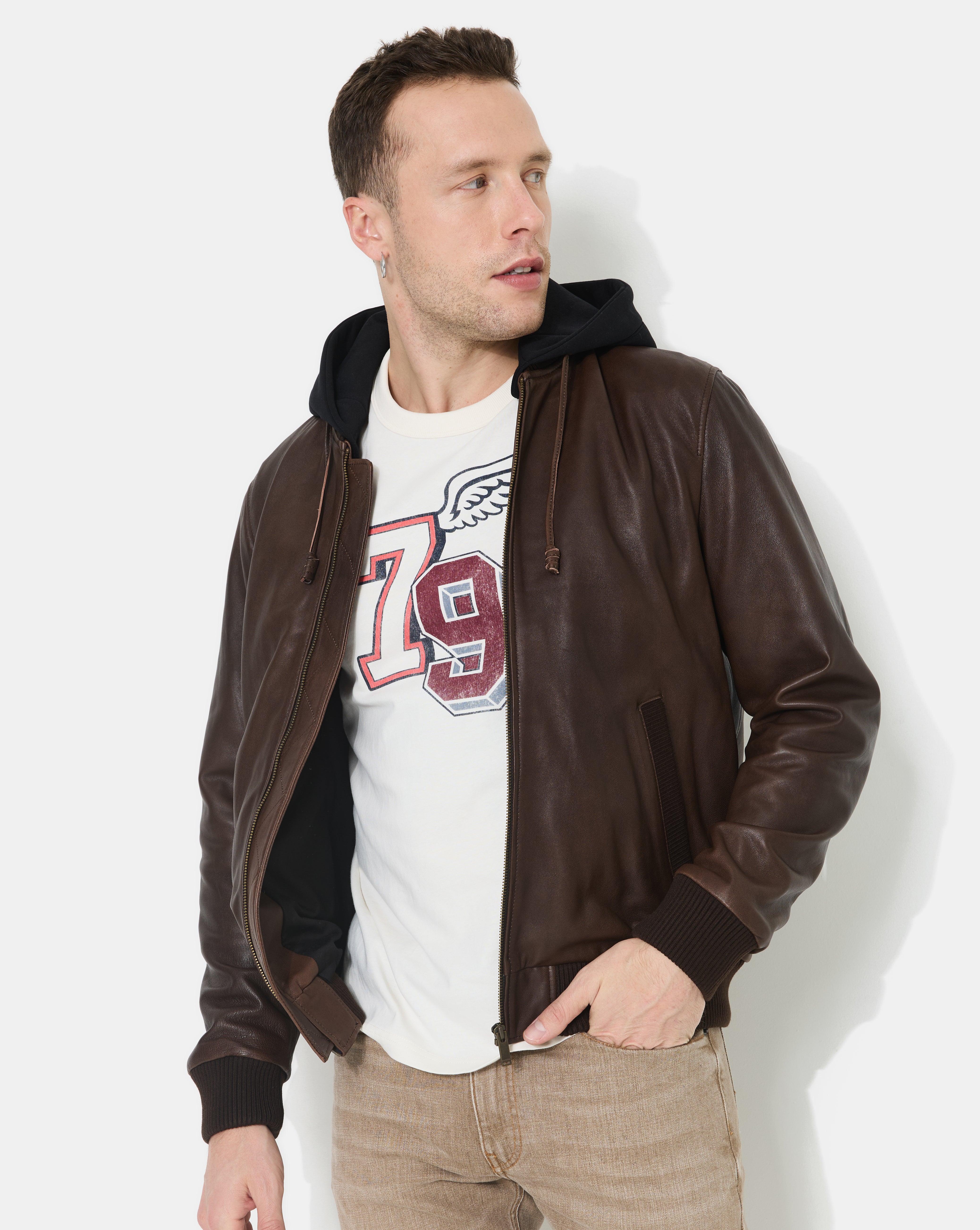 Herren Lederjacke | Chevignon