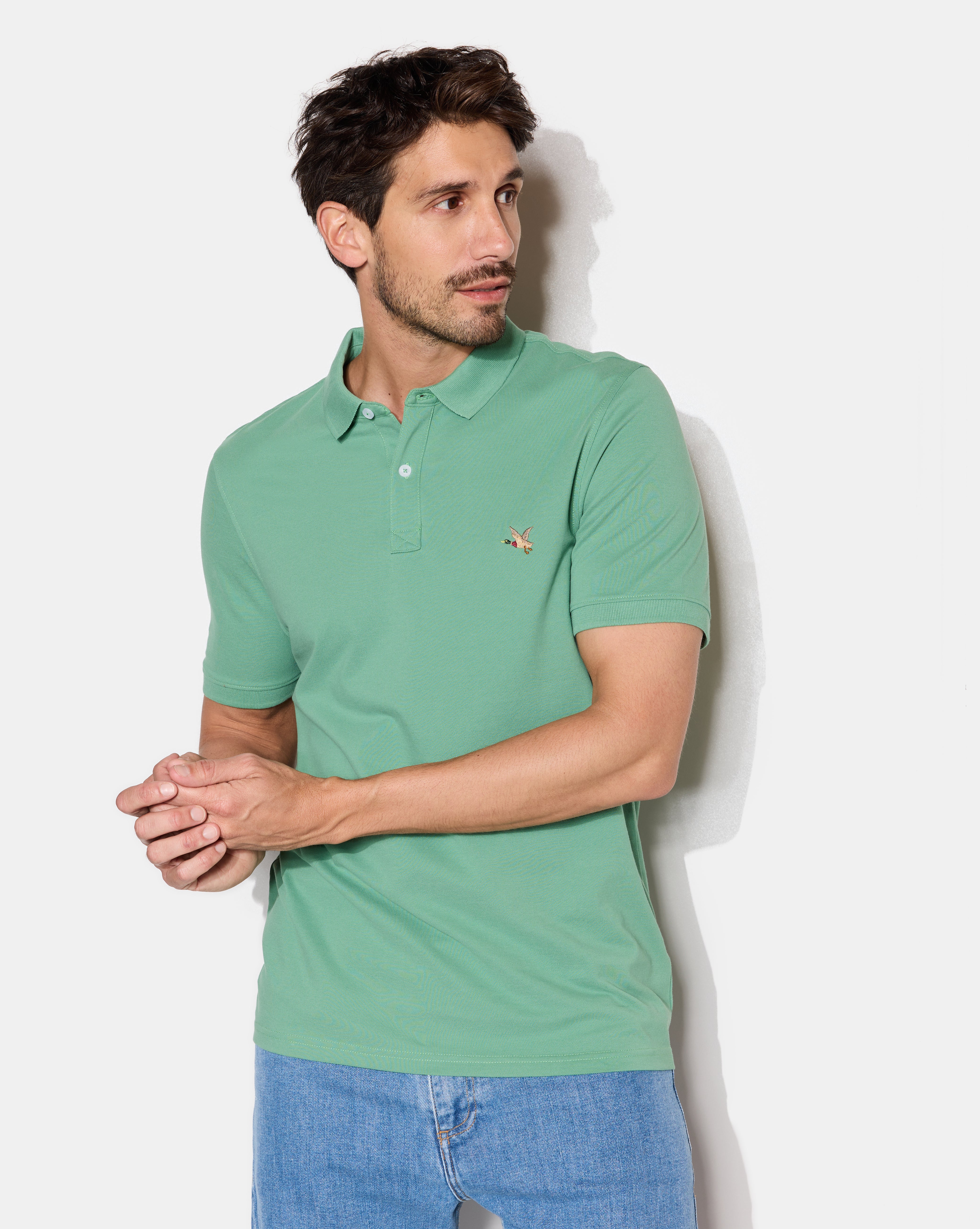 POLOSHIRT O-TOGS MINTGRÜN