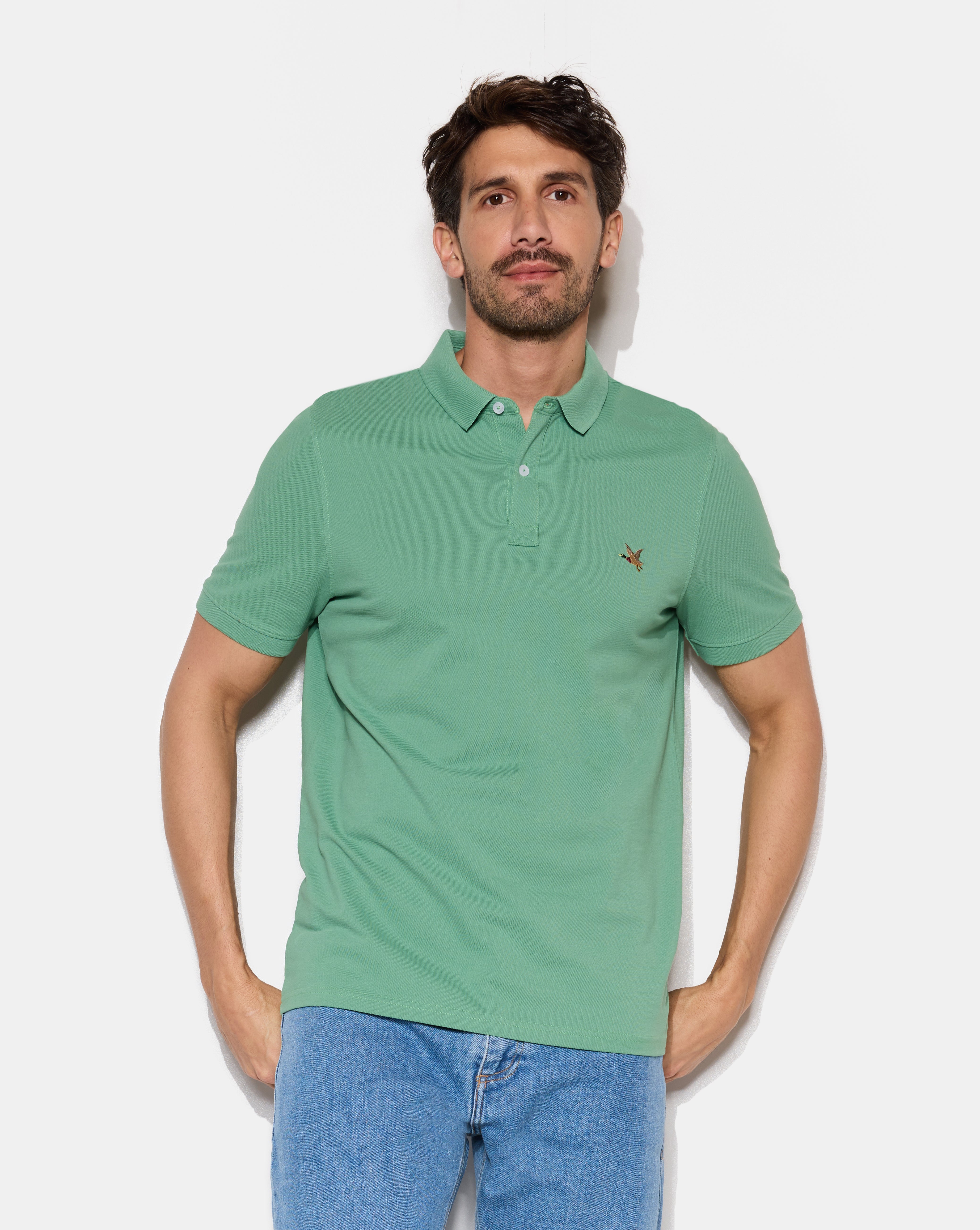 POLOSHIRT O-TOGS MINTGRÜN
