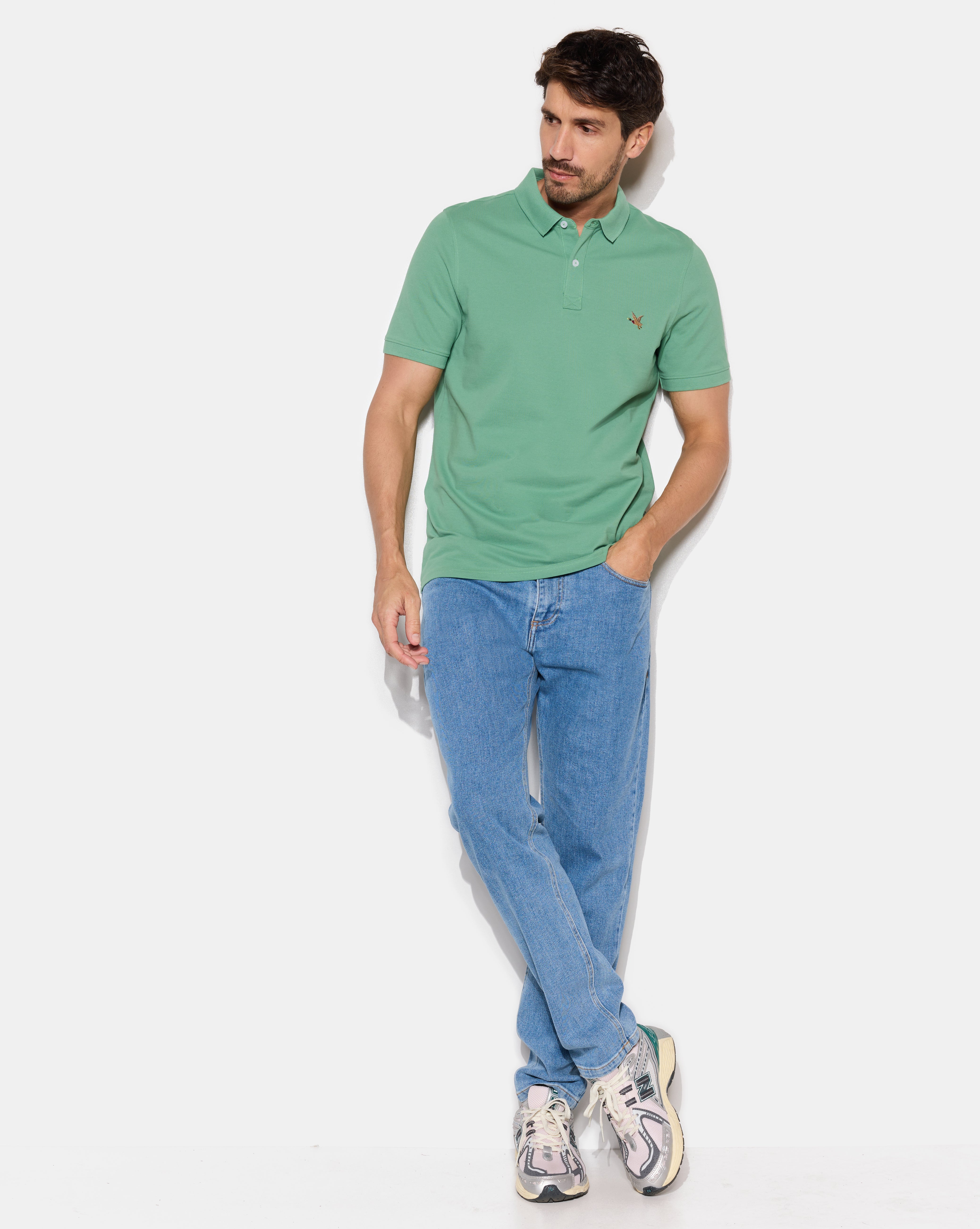 POLOSHIRT O-TOGS MINTGRÜN