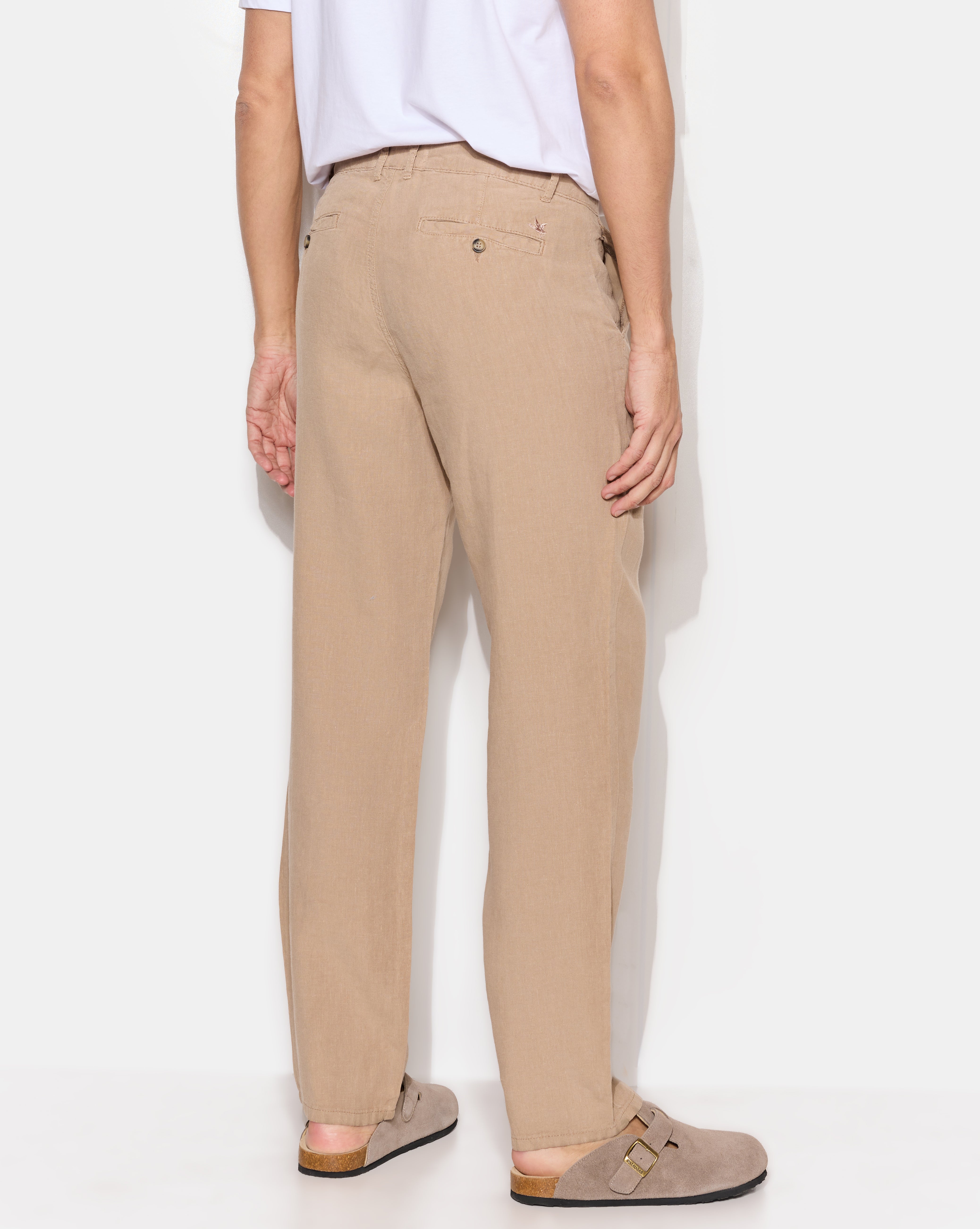 CHINO LEINEN BEIGE