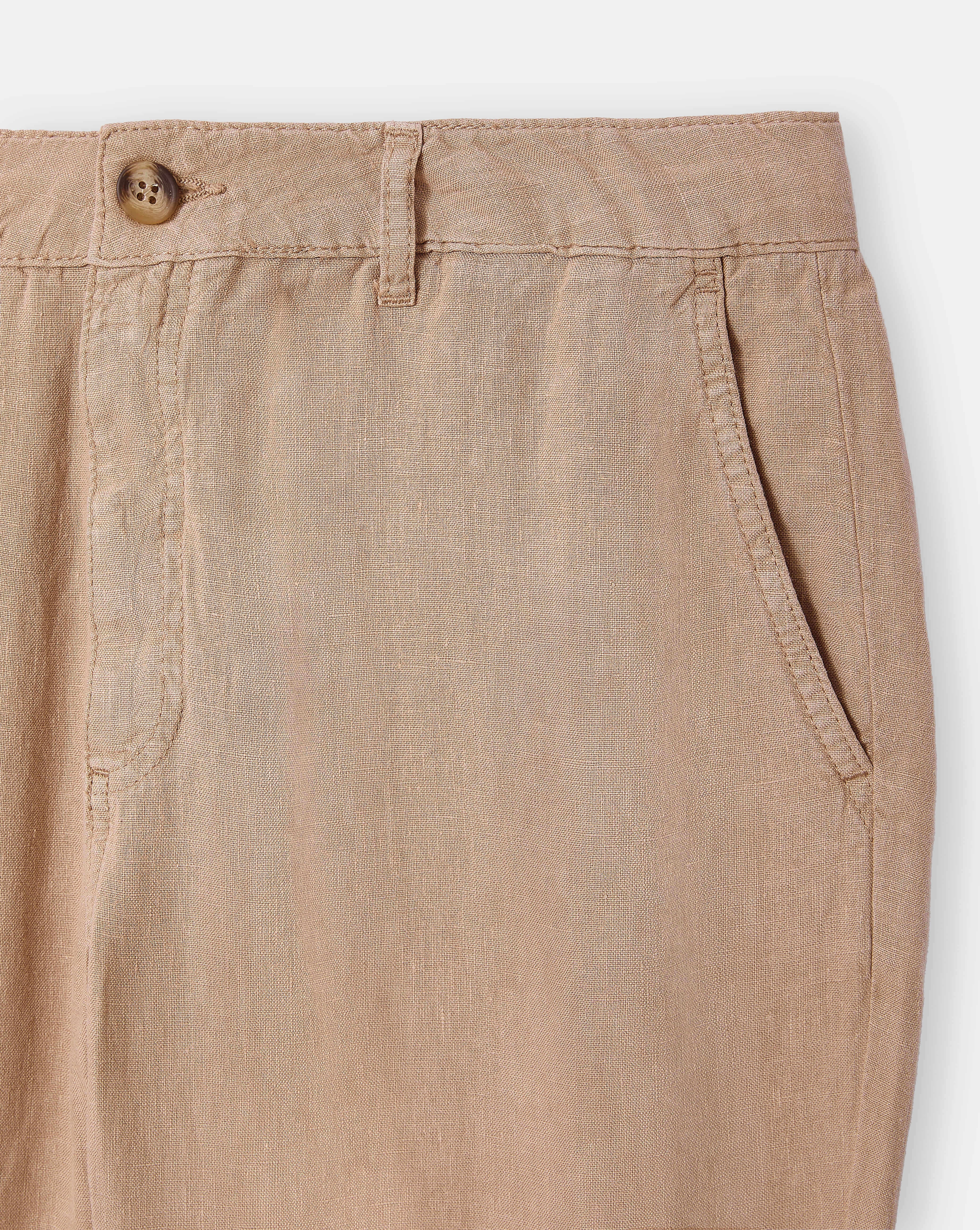 CHINO LEINEN BEIGE