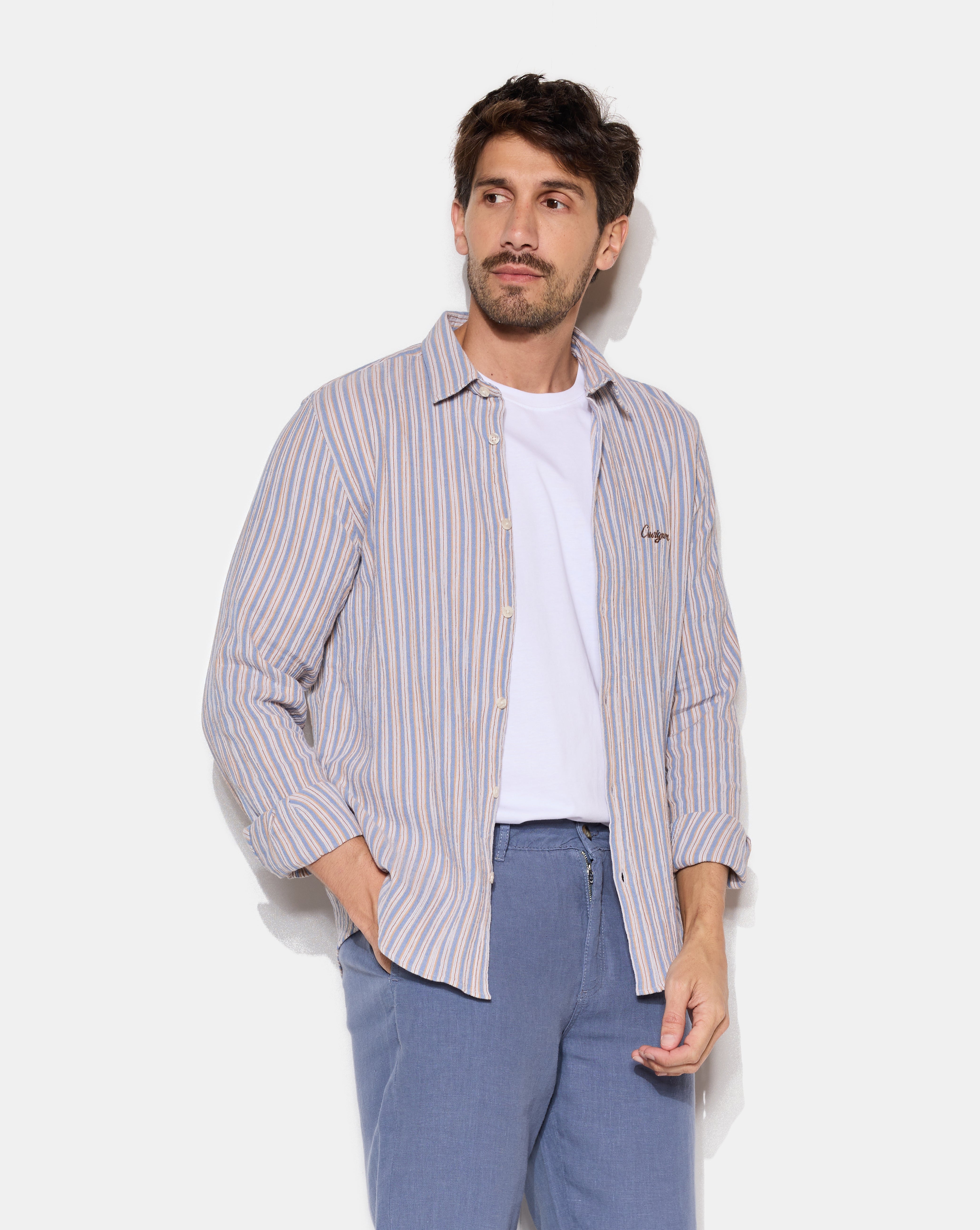 CHINO LIN BLAU