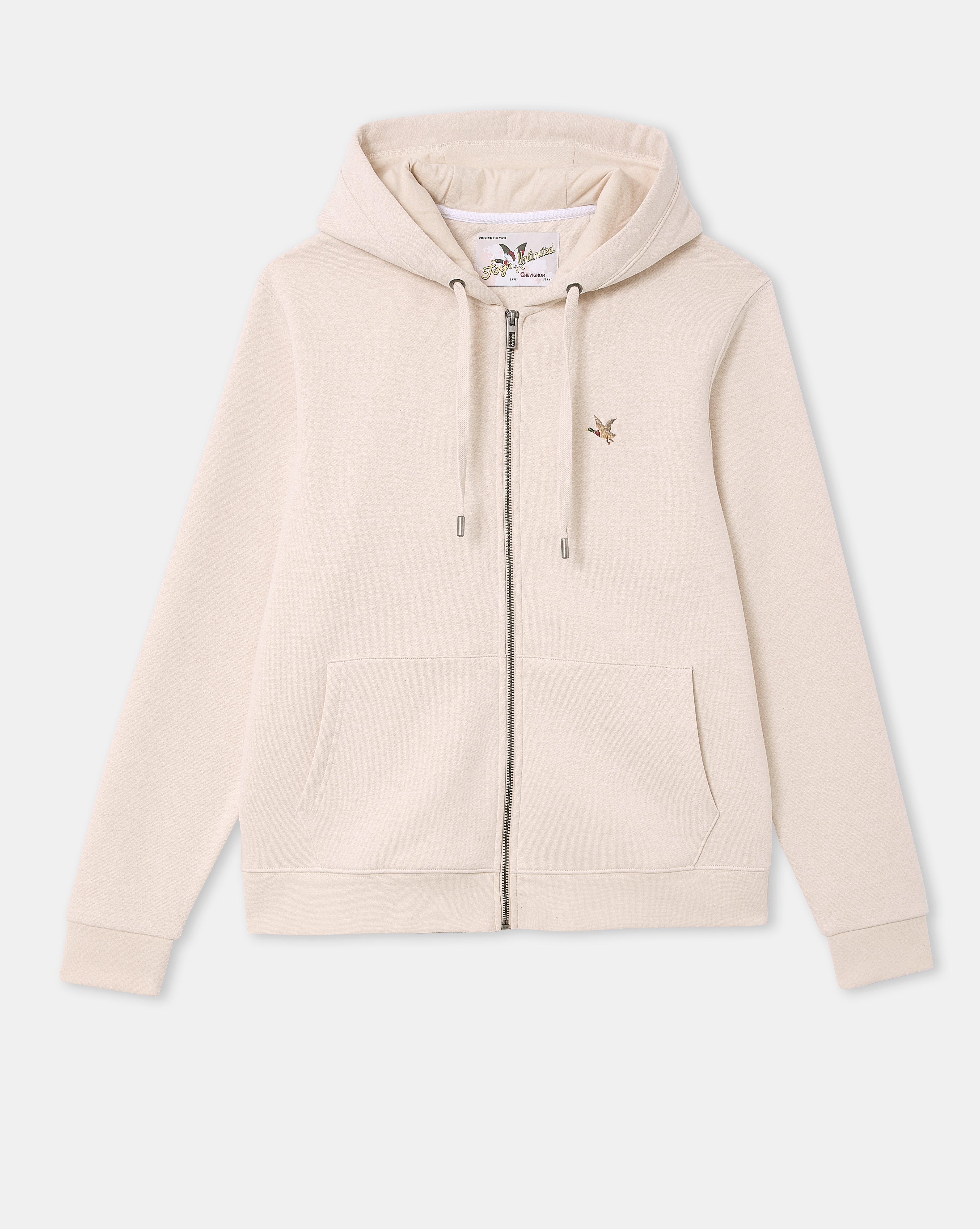 SWEATSHIRT CITY KAPUZENJACKE BEIGE