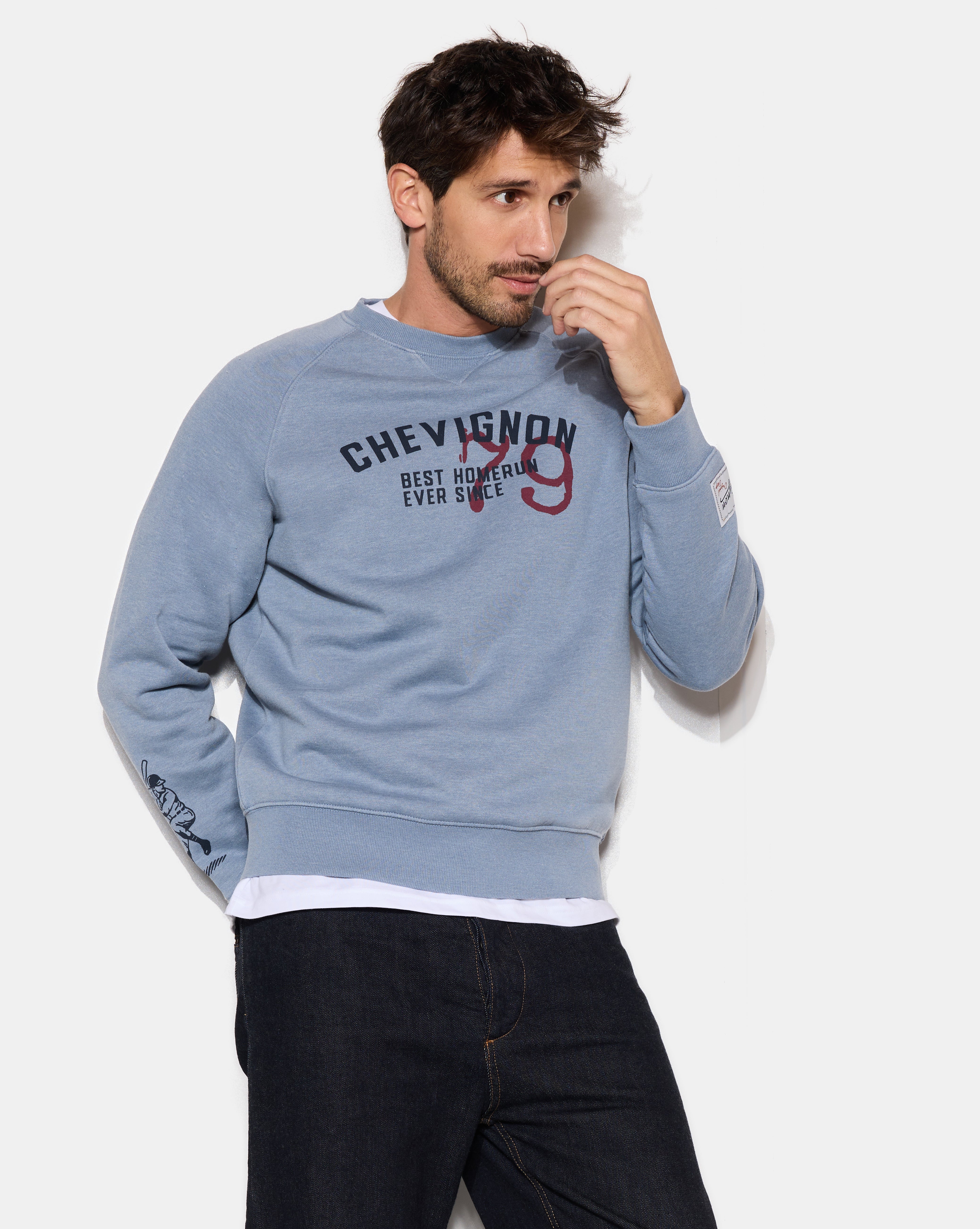 BLUE DERBY SWEATSHIRT