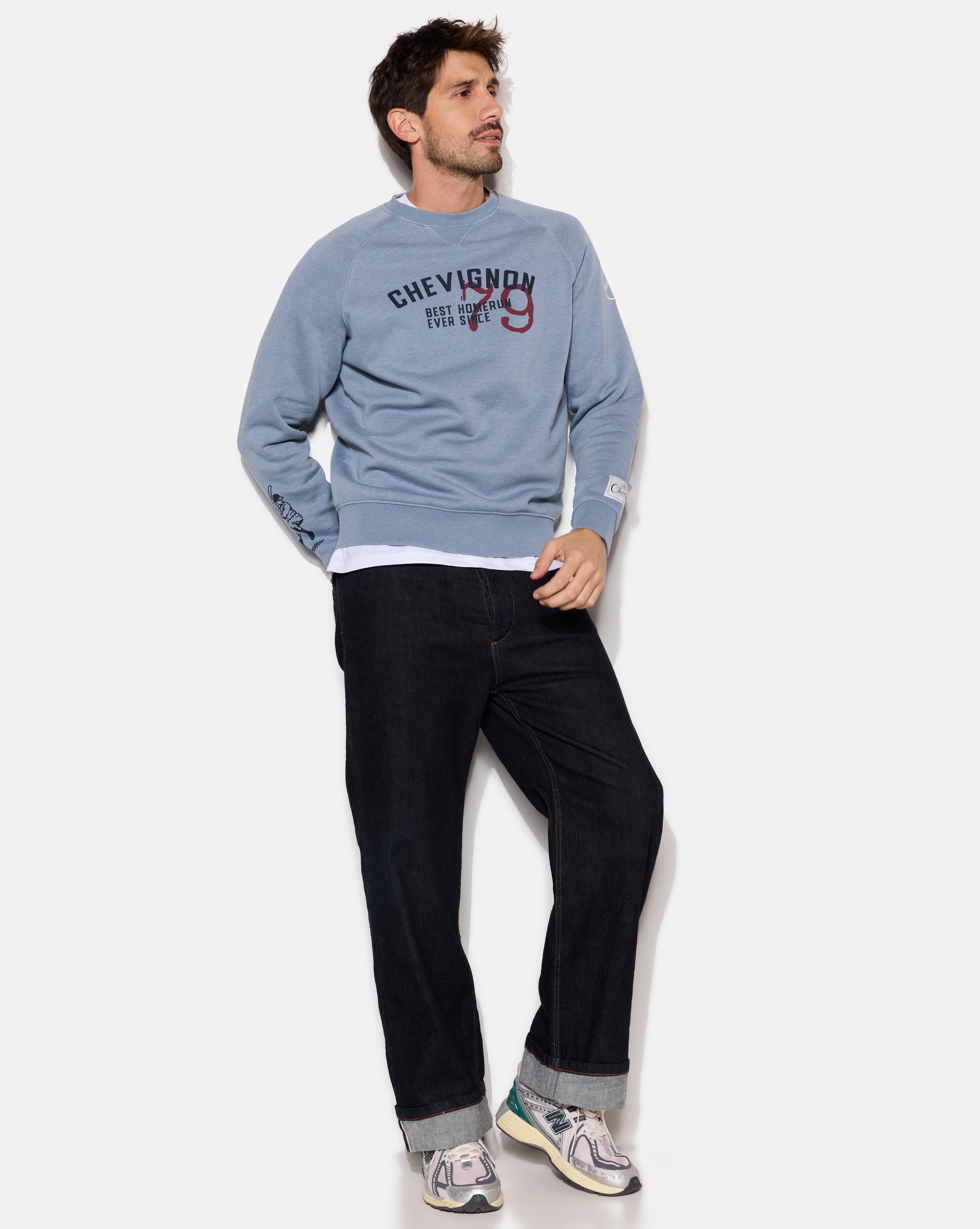 BLUE DERBY SWEATSHIRT