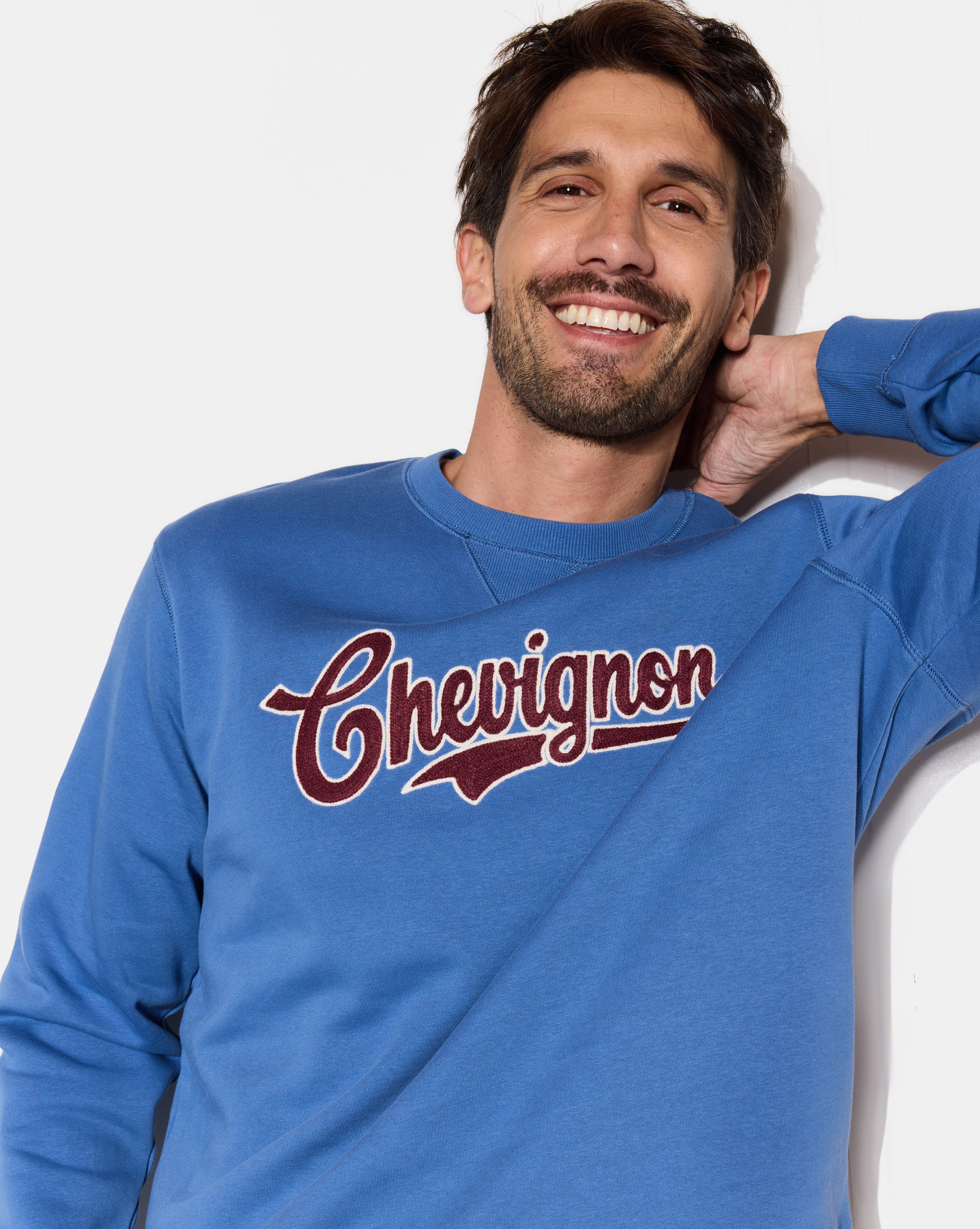 SWEATSHIRT DONATO BLAU