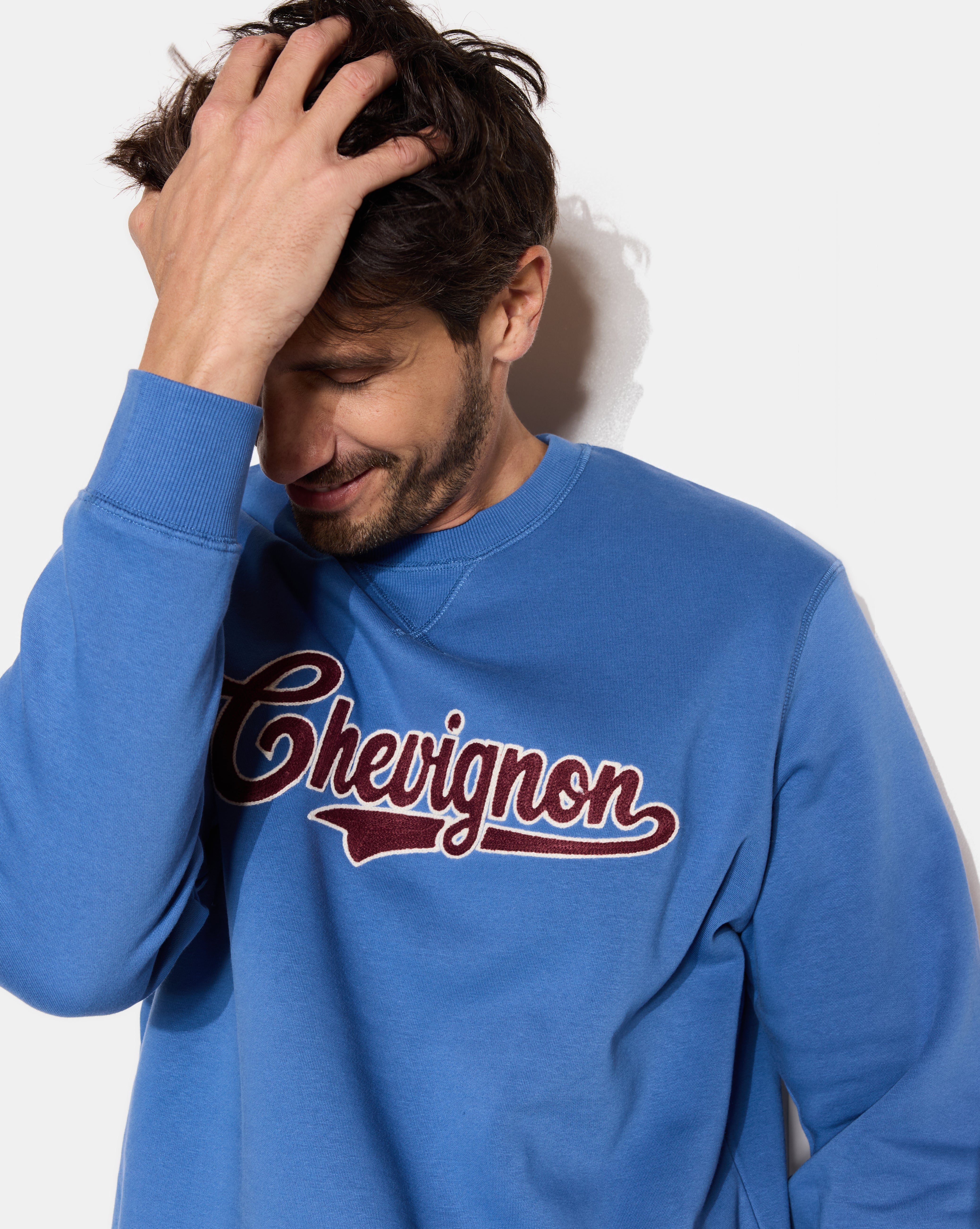 SWEATSHIRT DONATO BLAU