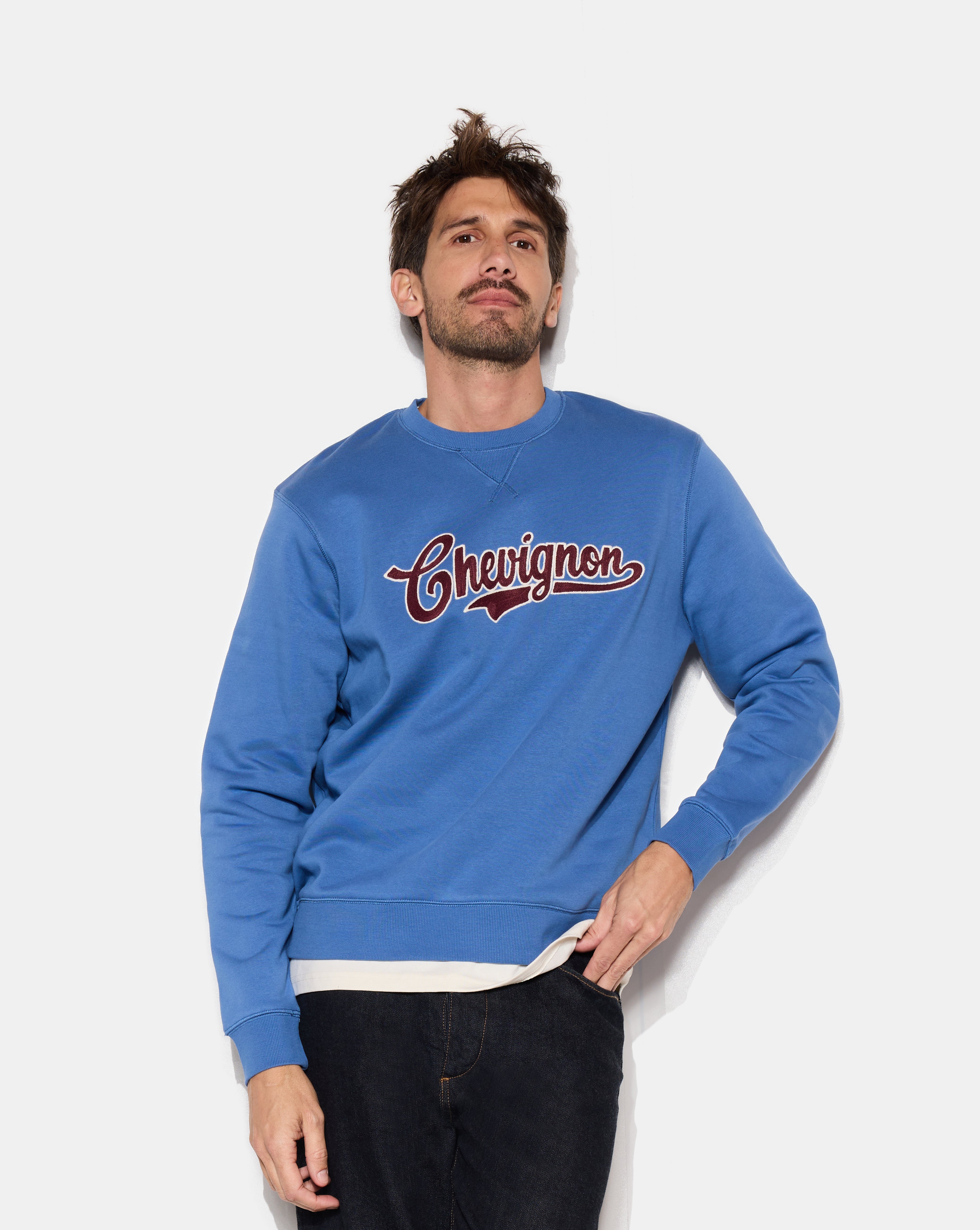 SWEATSHIRT DONATO BLAU