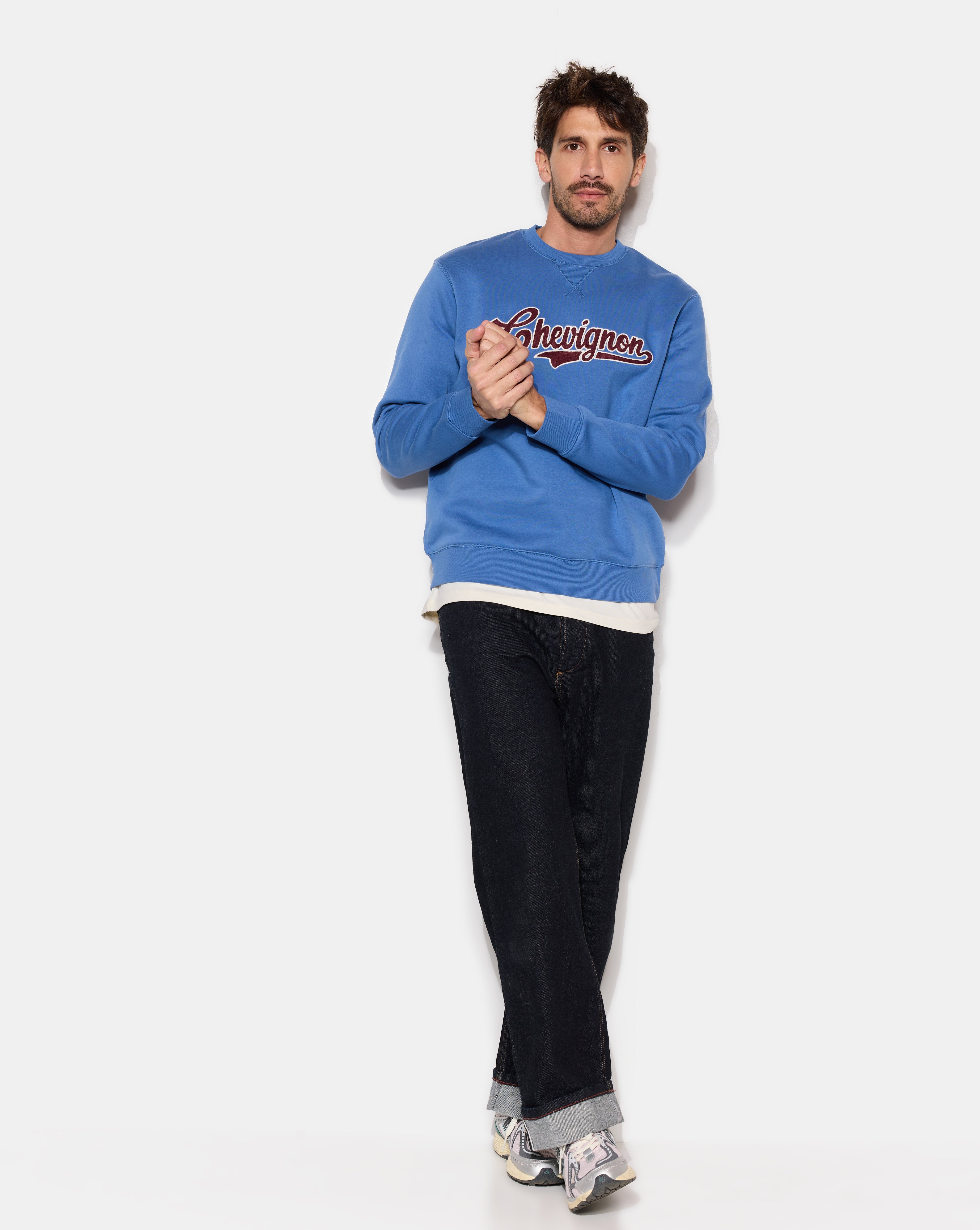 SWEATSHIRT DONATO BLAU