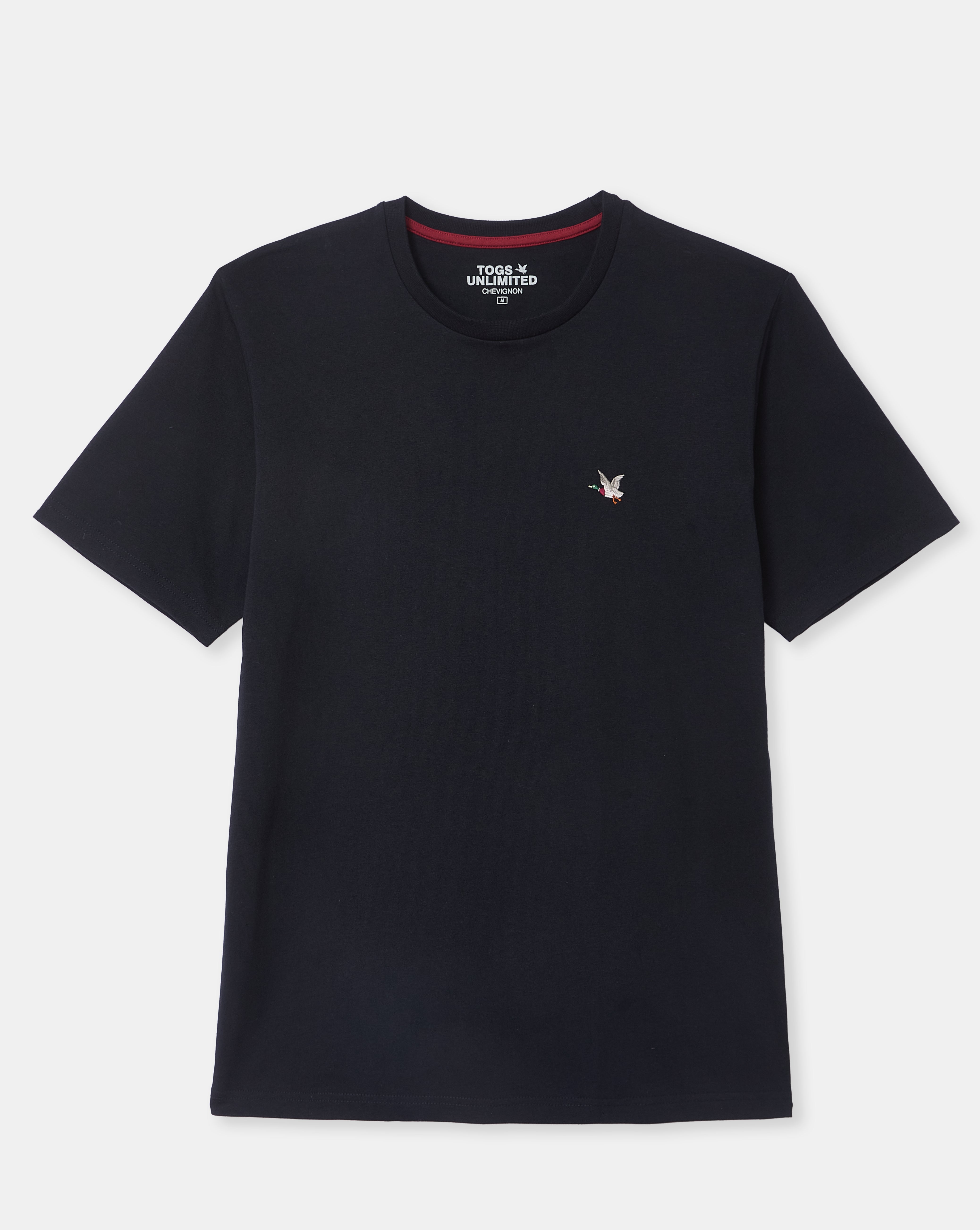 SCHWARZES T-TOGS-T-SHIRT
