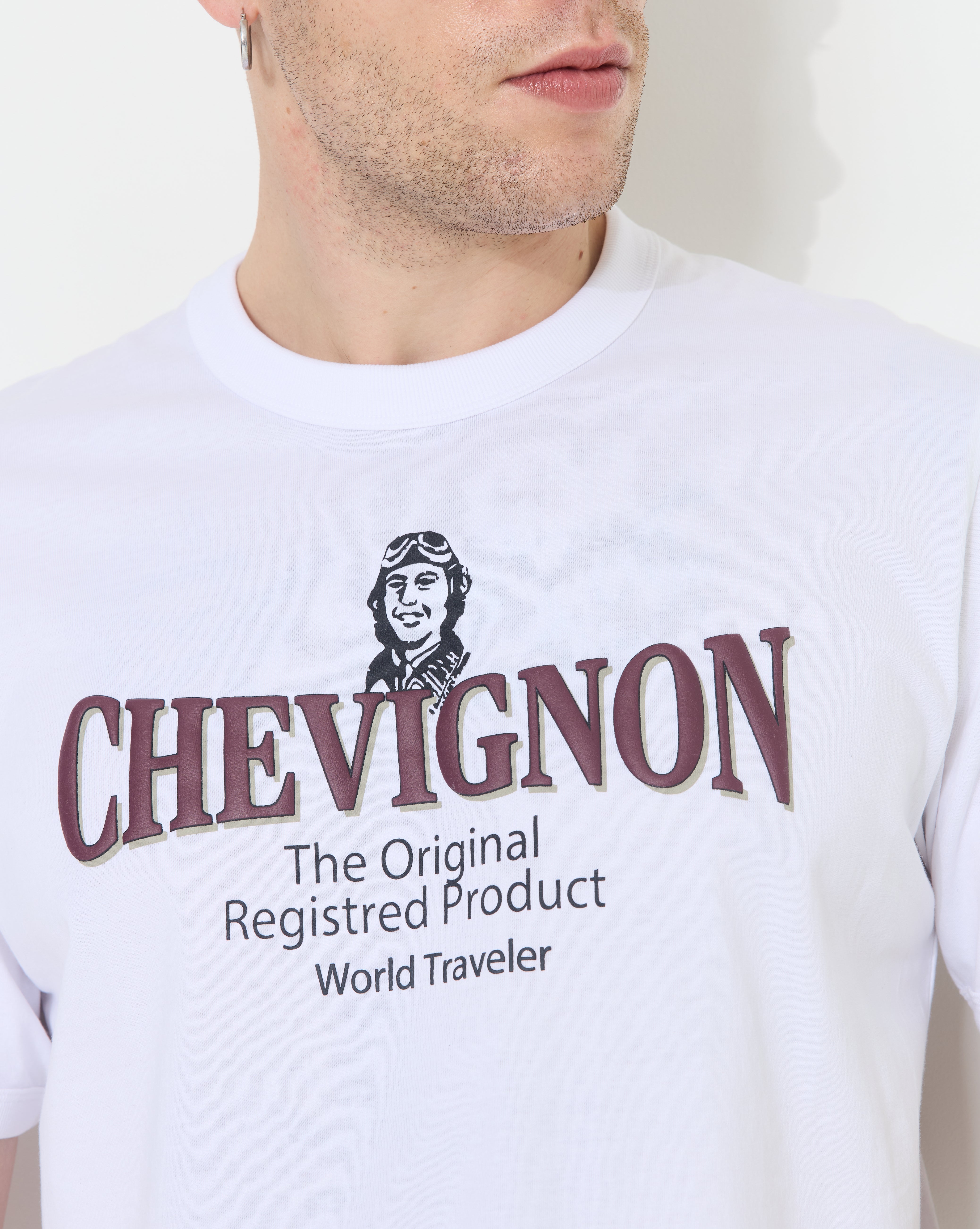 T-SHIRT DAVIN BLANC