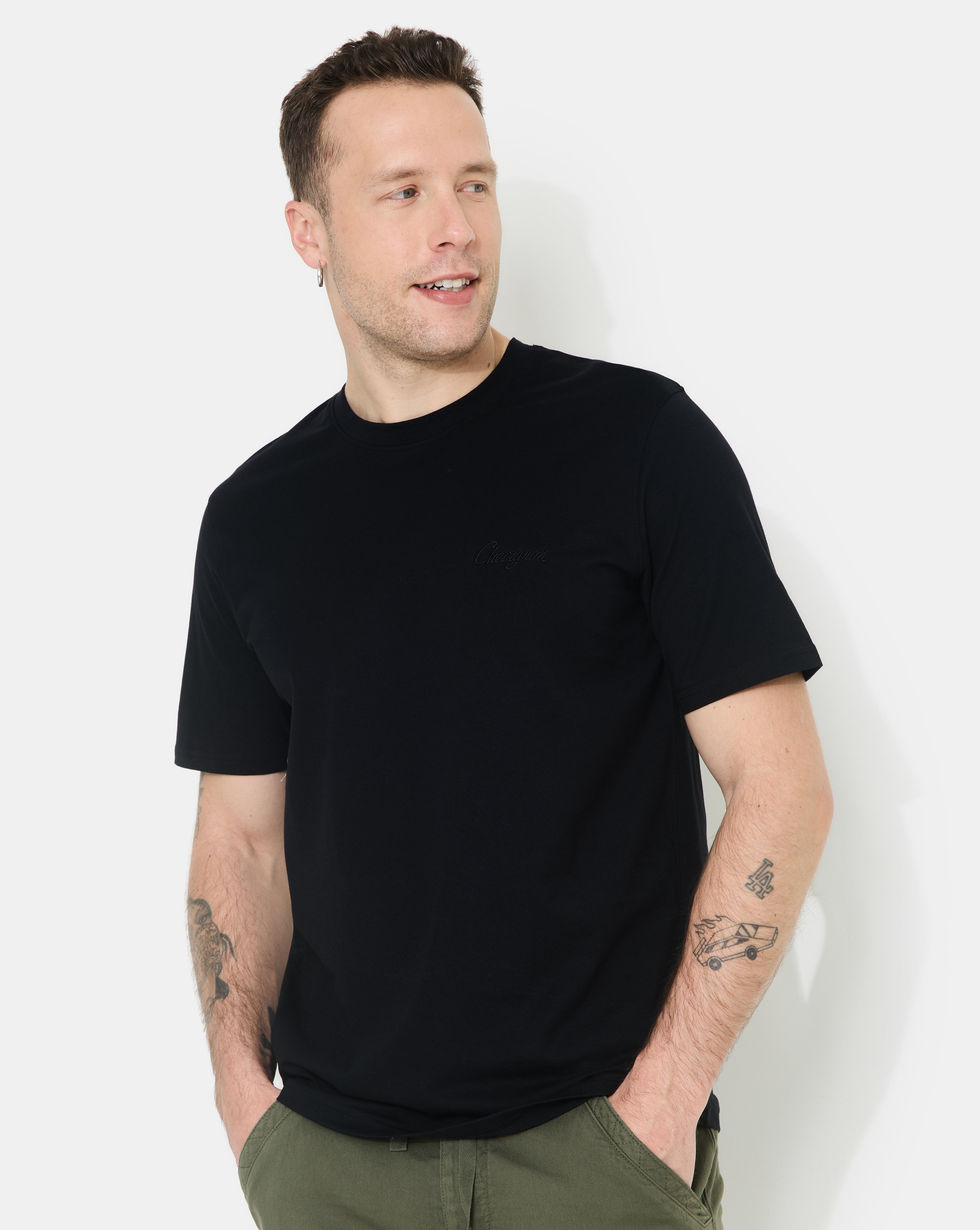 T-SHIRT TEE CUSTOM NOIR