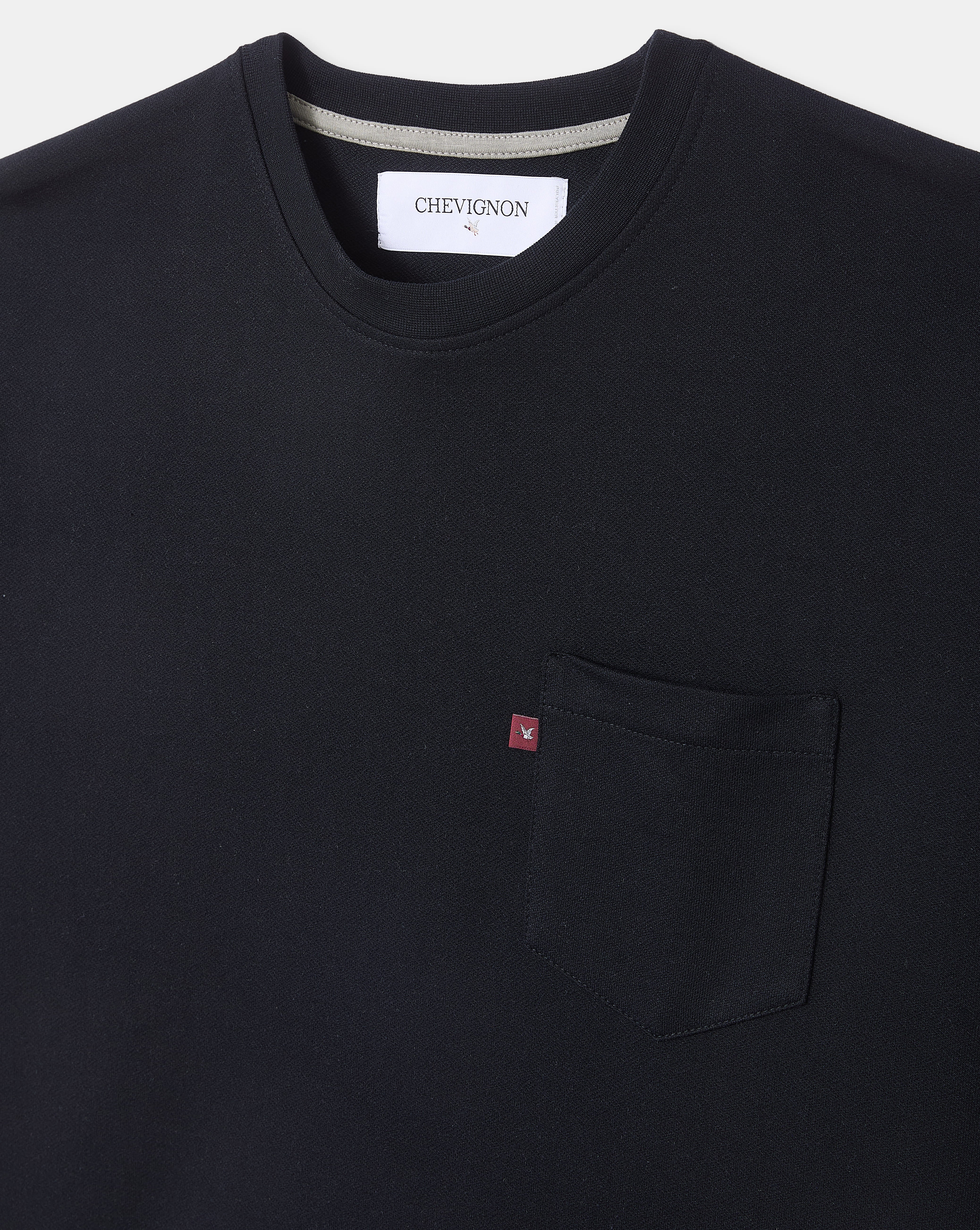 BLACK POCKET TEE