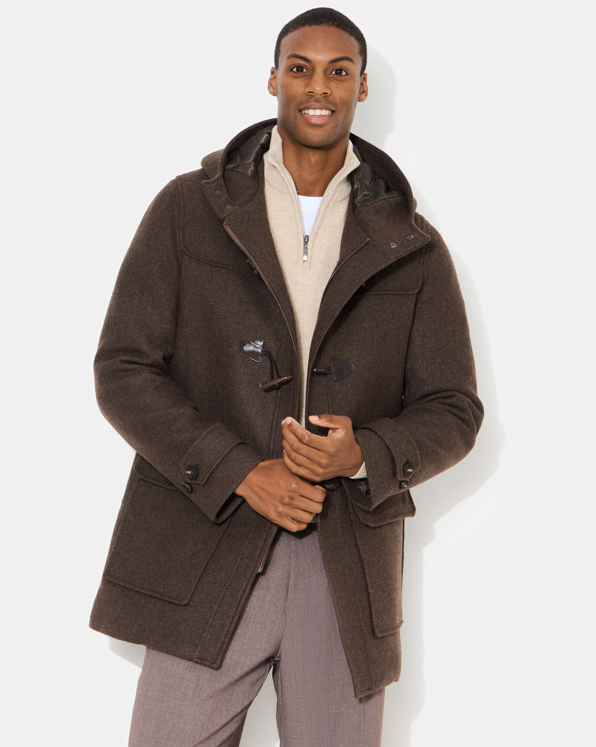 BRAUNER DUFFLE-MANTEL