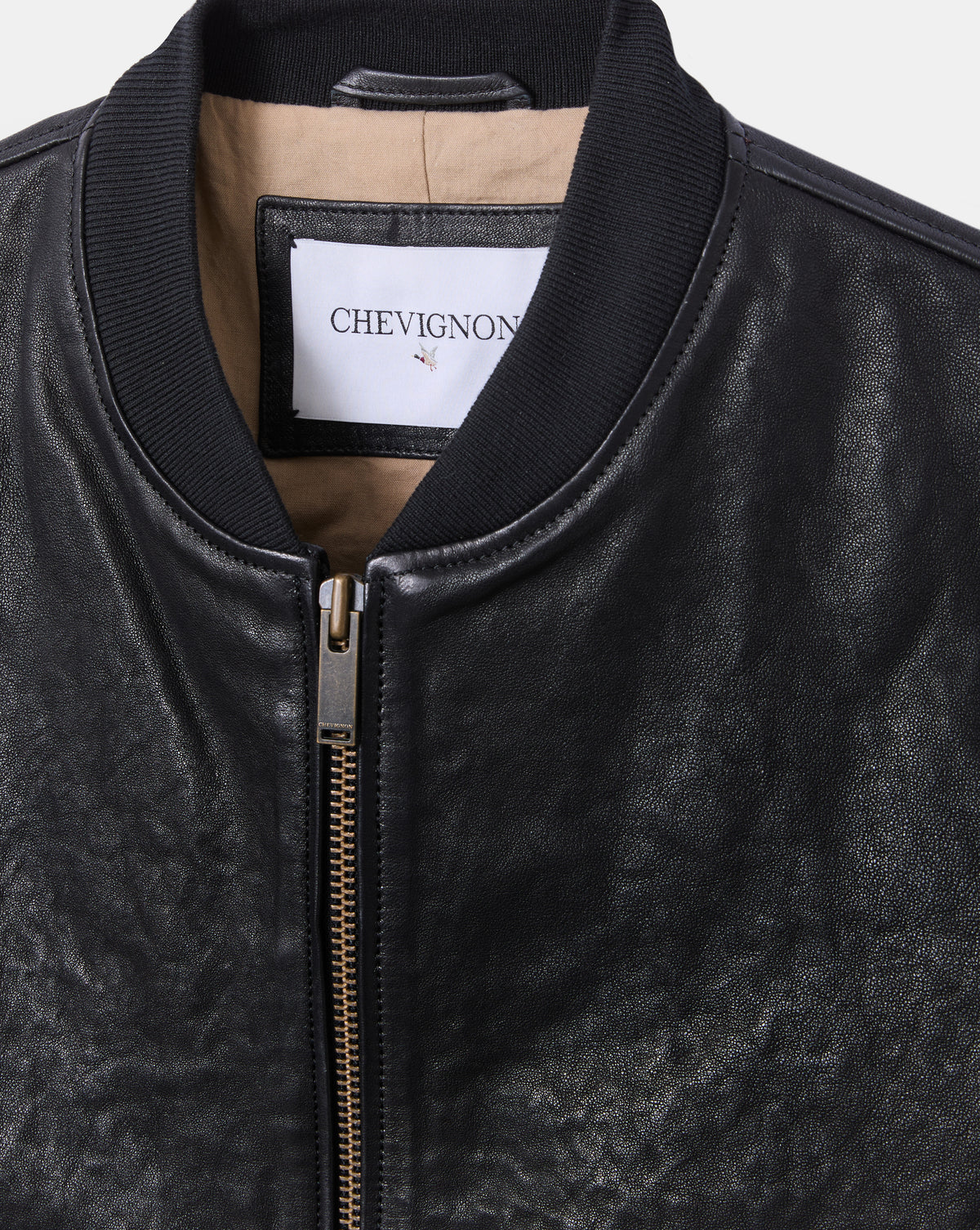 EMBER BLACK LEATHER JACKET