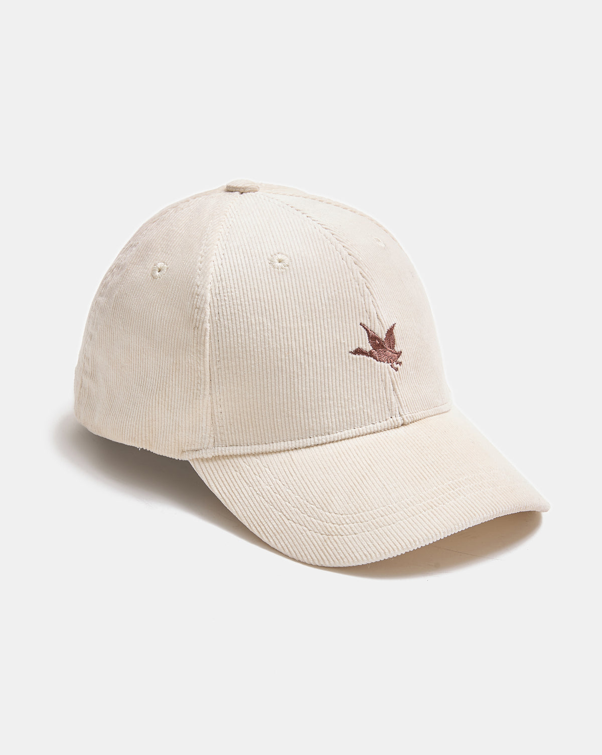 CASQUETTE EN VELOURS ELVET ÉCRU