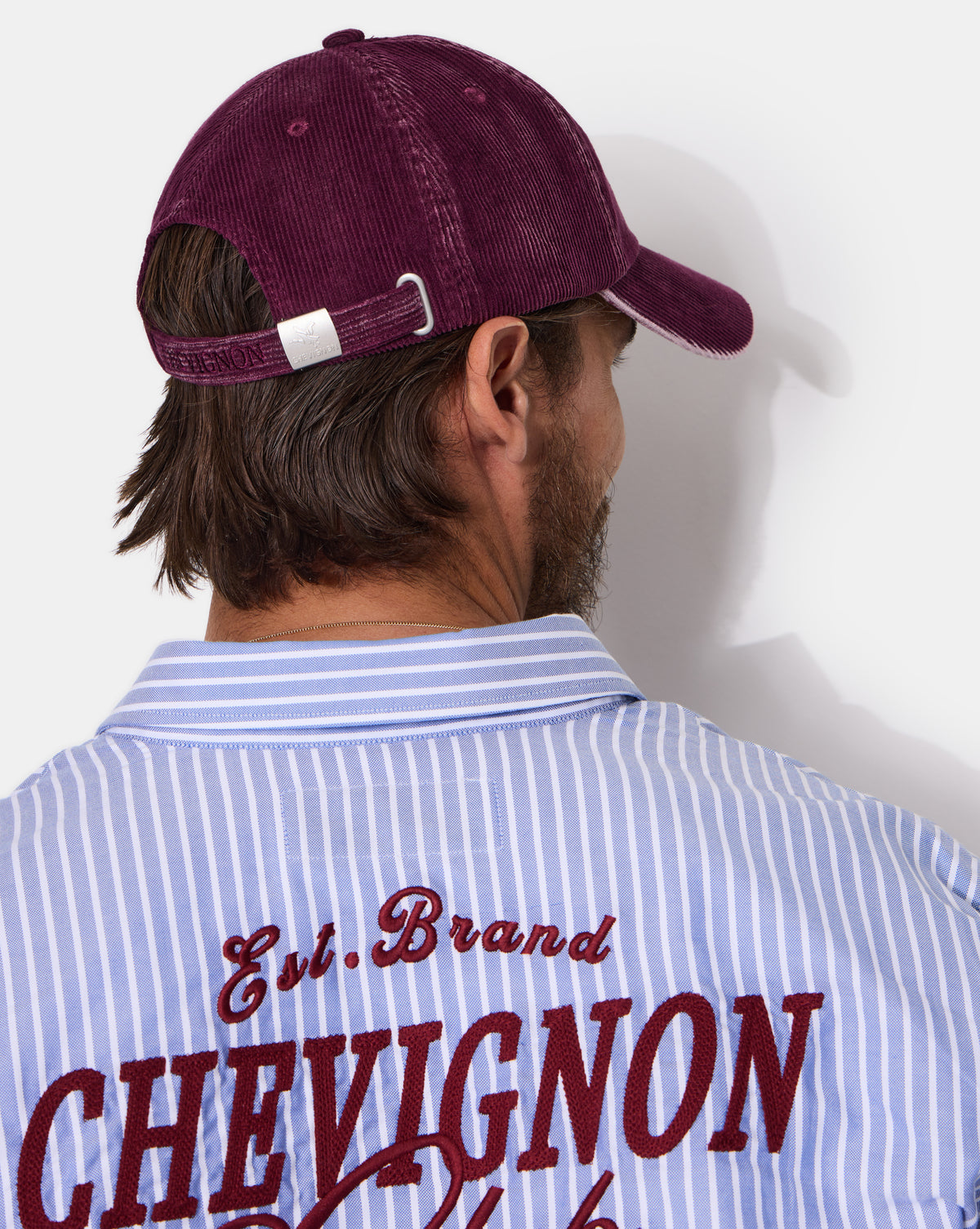 ELVET WASHED BURGUNDY faded velvet cap