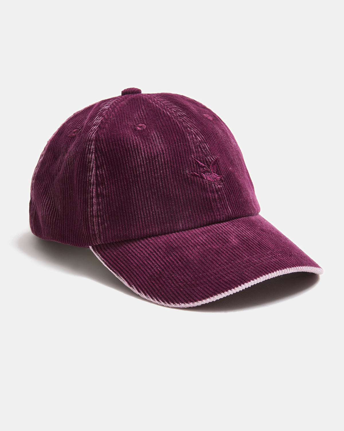 ELVET WASHED BURGUNDY faded velvet cap
