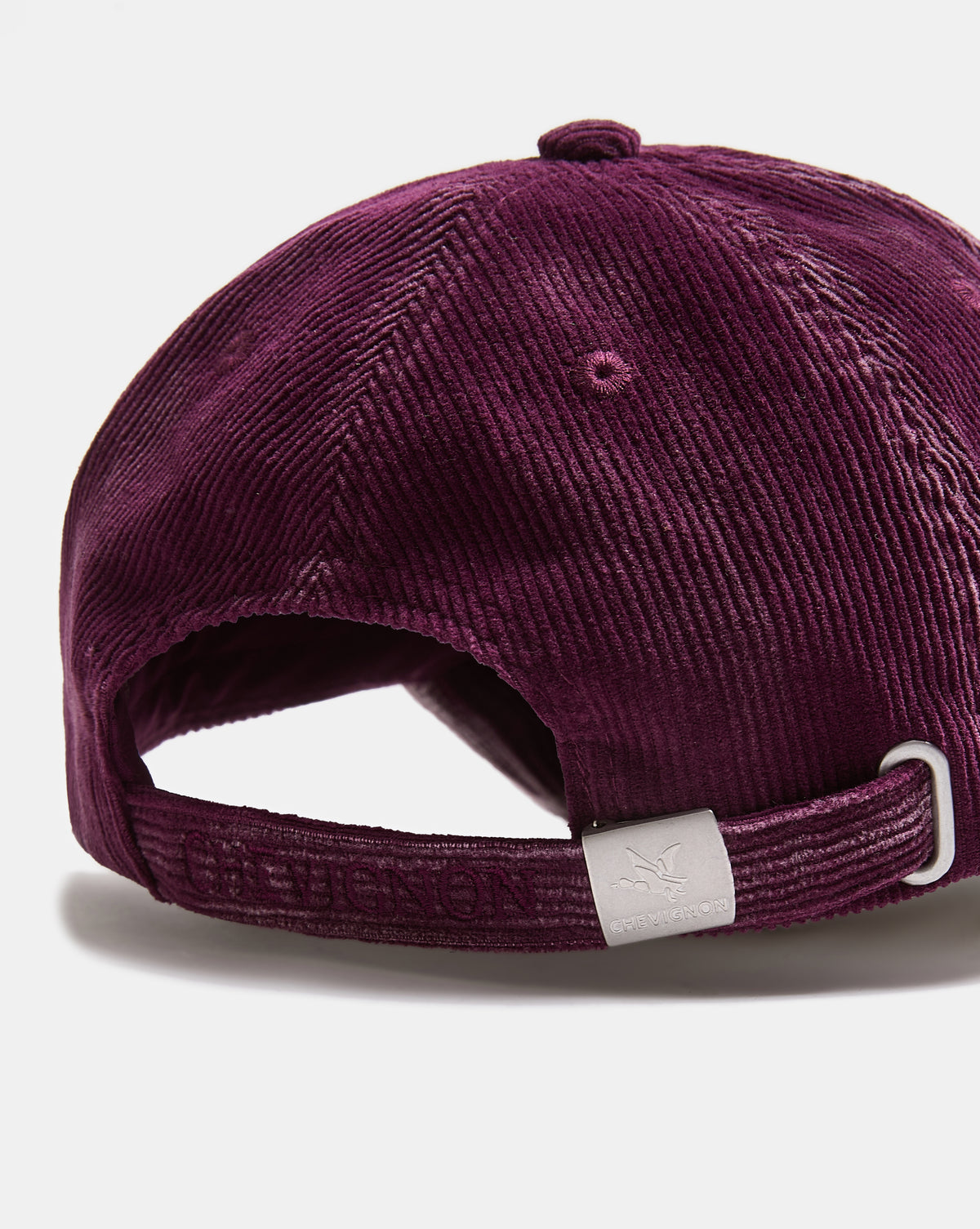 ELVET WASHED BURGUNDY faded velvet cap
