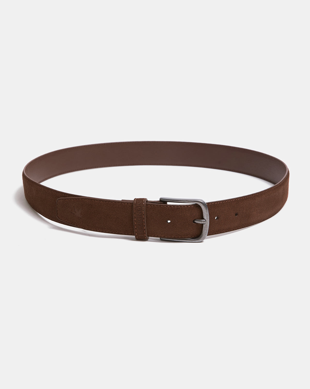 Veloursledergürtel Braun EQUINOX