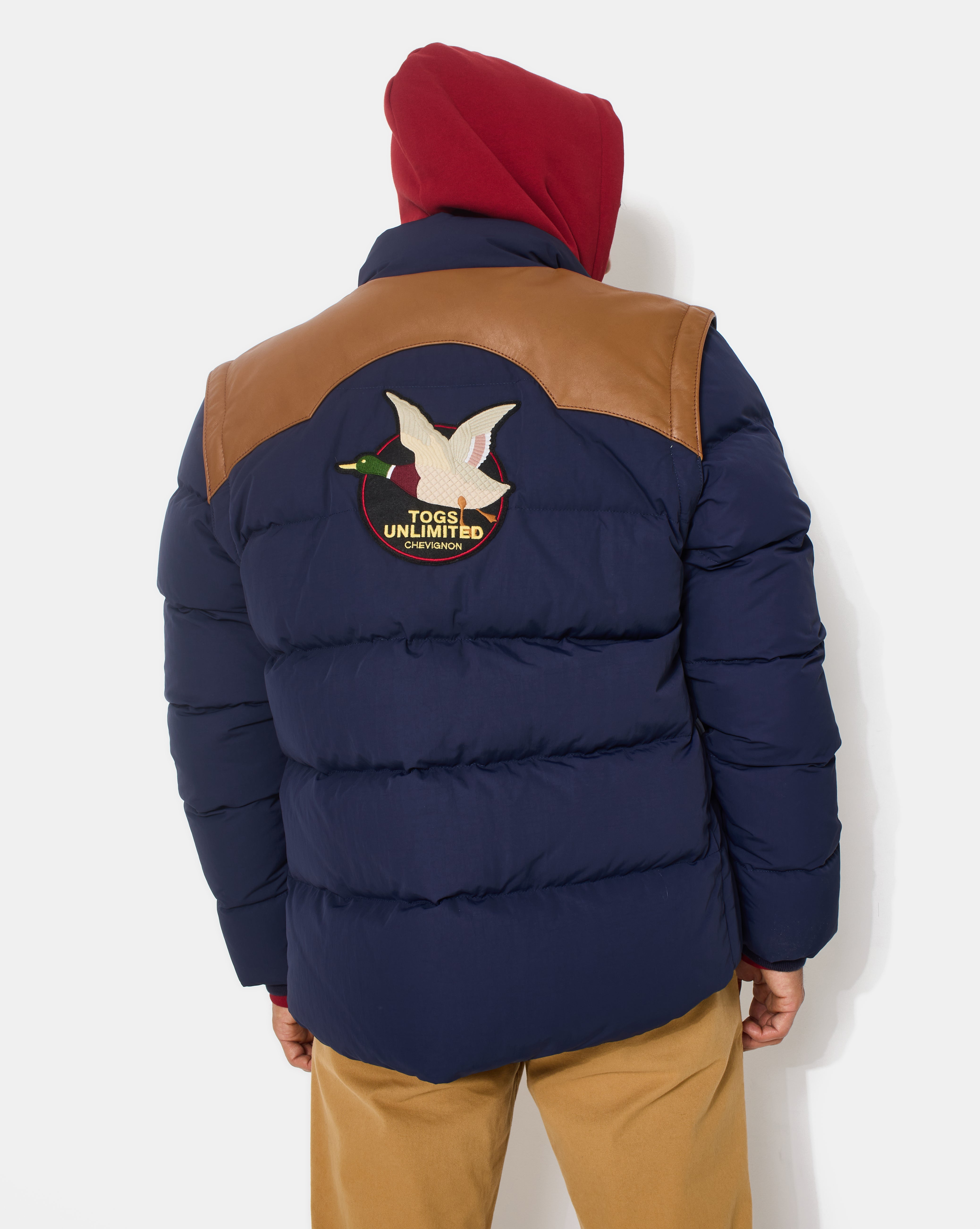 フランス製CHEVIGNONダウンジャケット DOUDOUNE KTOGS BLEU HOMME - Chevignon