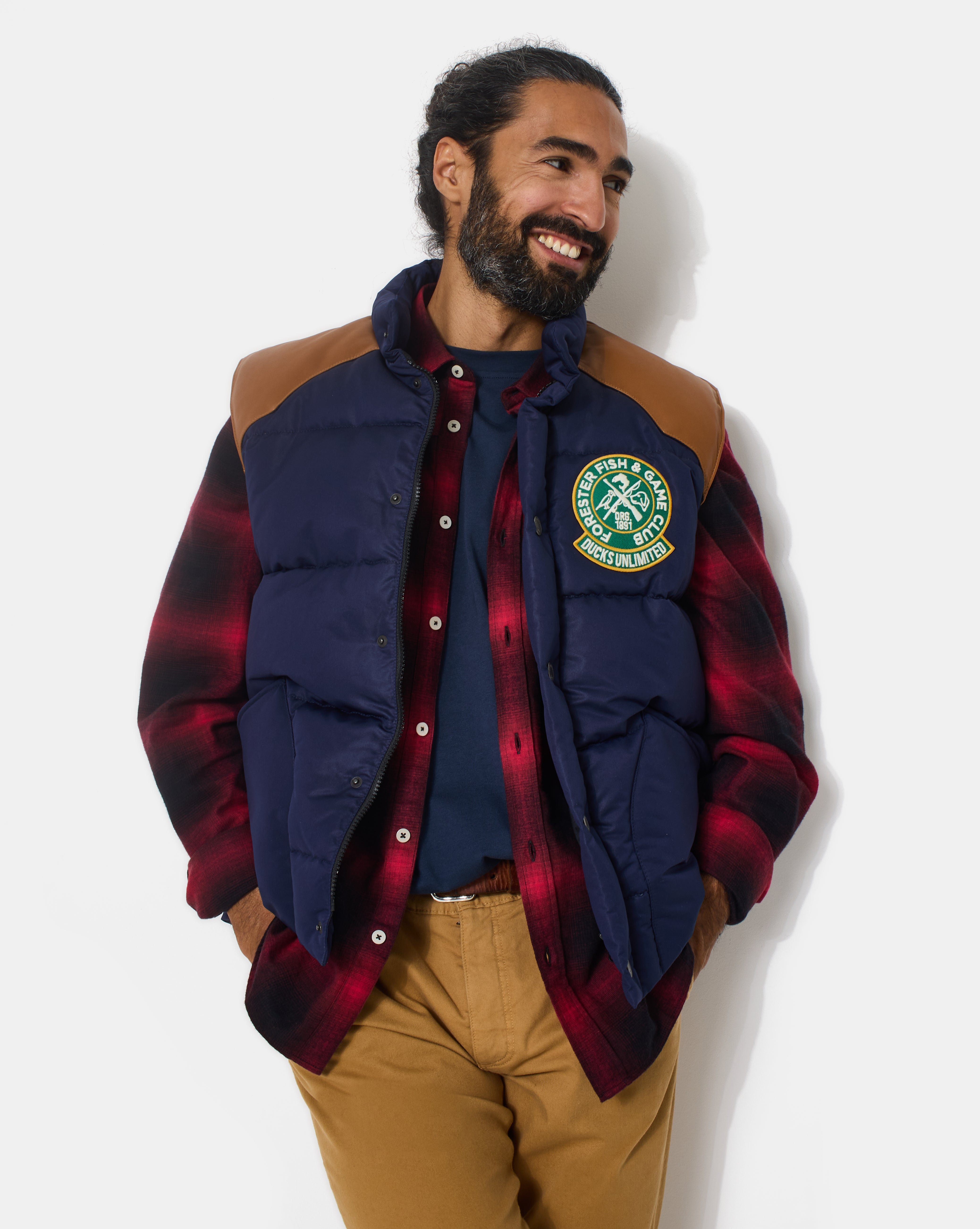 TOGS 1984 BLAUE DAUNENJACKE