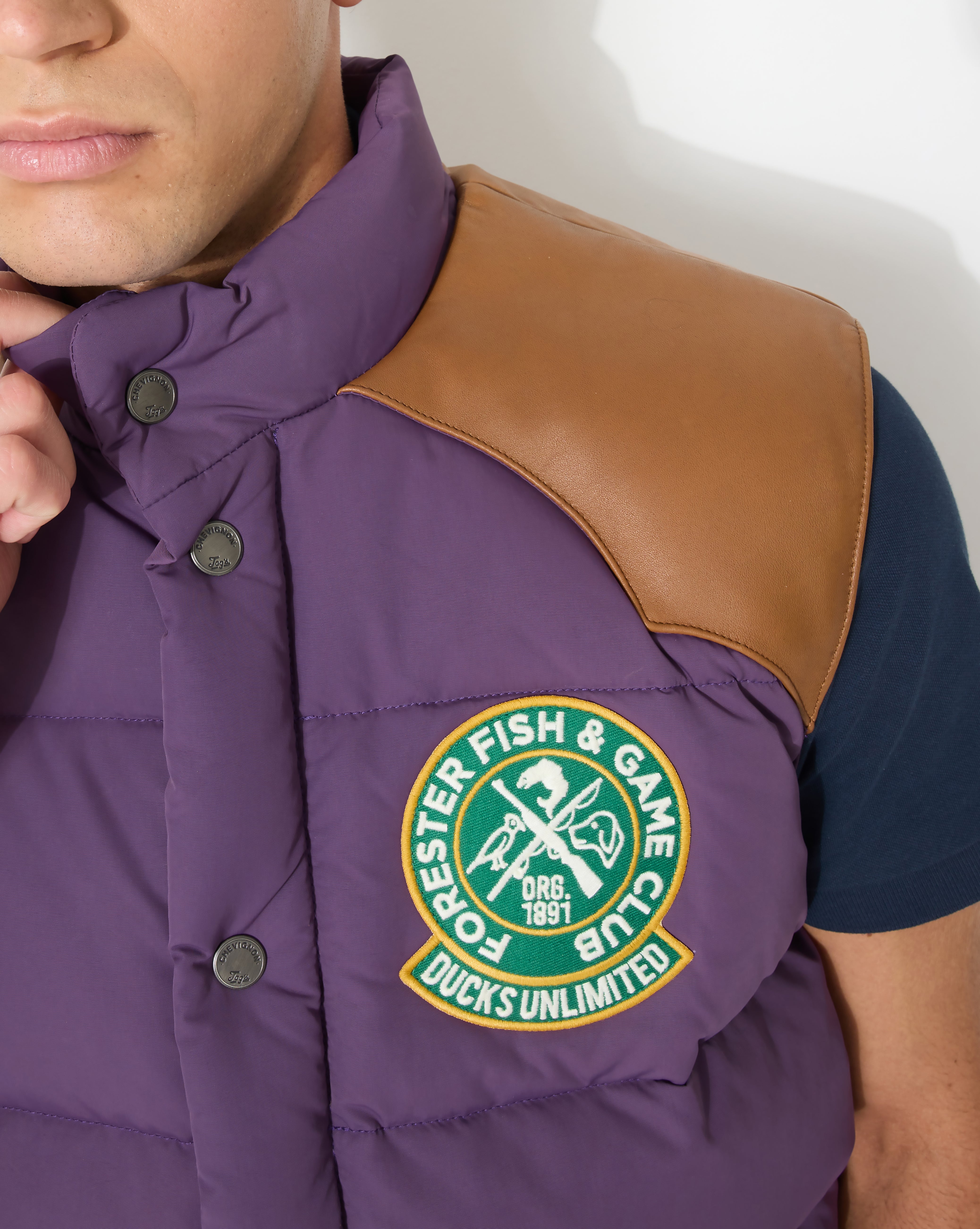 TOGS 1984 LILA DAUNENJACKE