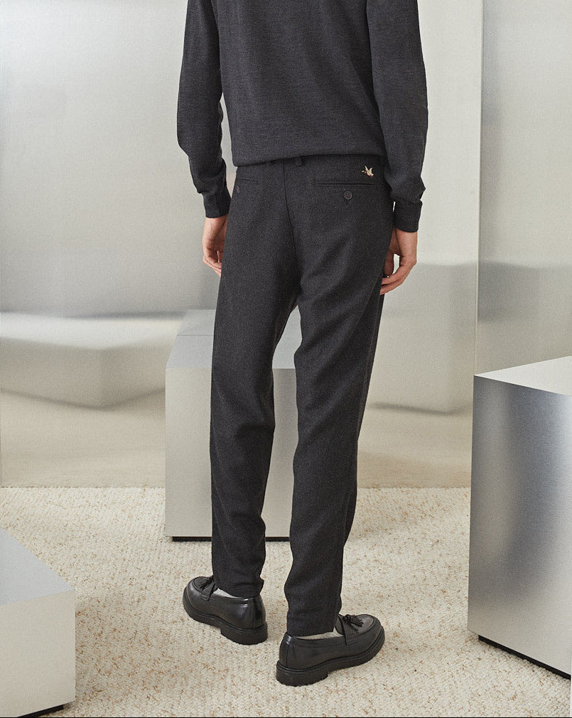 DUCK FOLD POP GRAUE HOSE