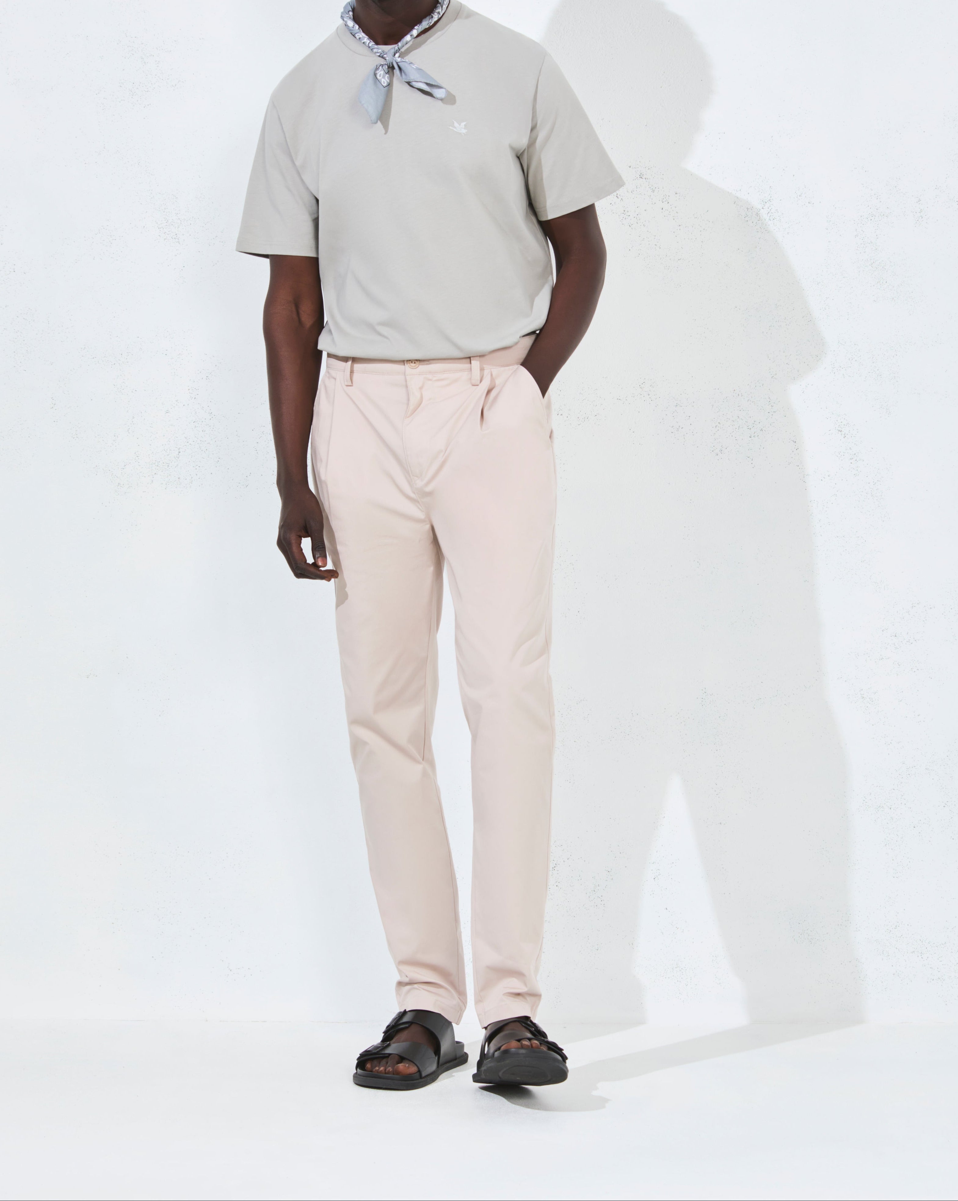 PANTALON DUCK FOLD IVANA BEIGE