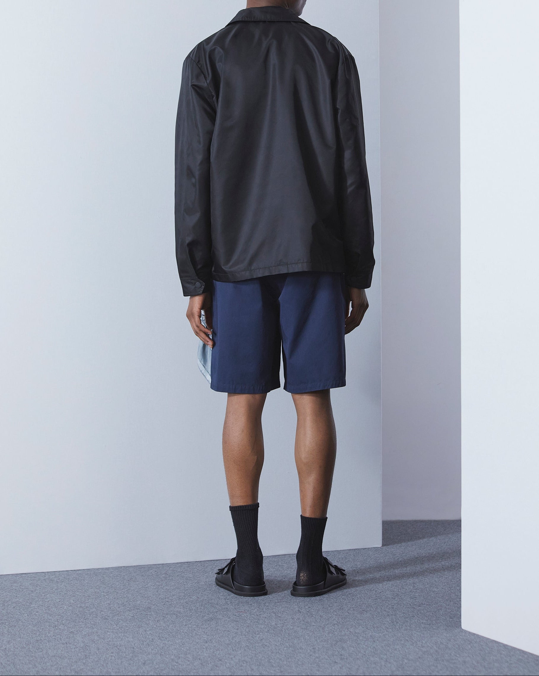 SCHWARZE TRAINERJACKE