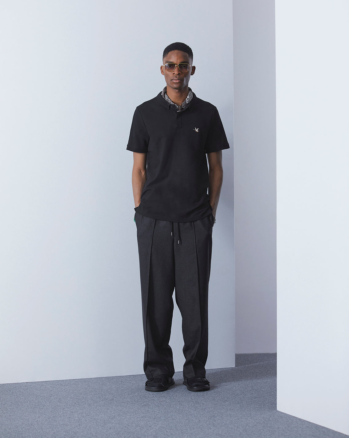 TOG'S BLACK POLO SHIRT