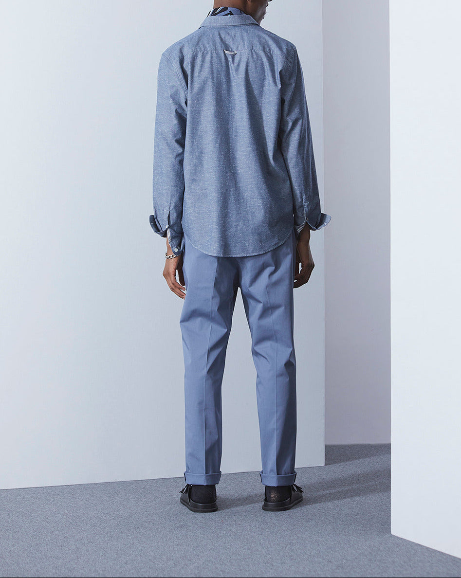 NEPS BLUE OXFORD SHIRT