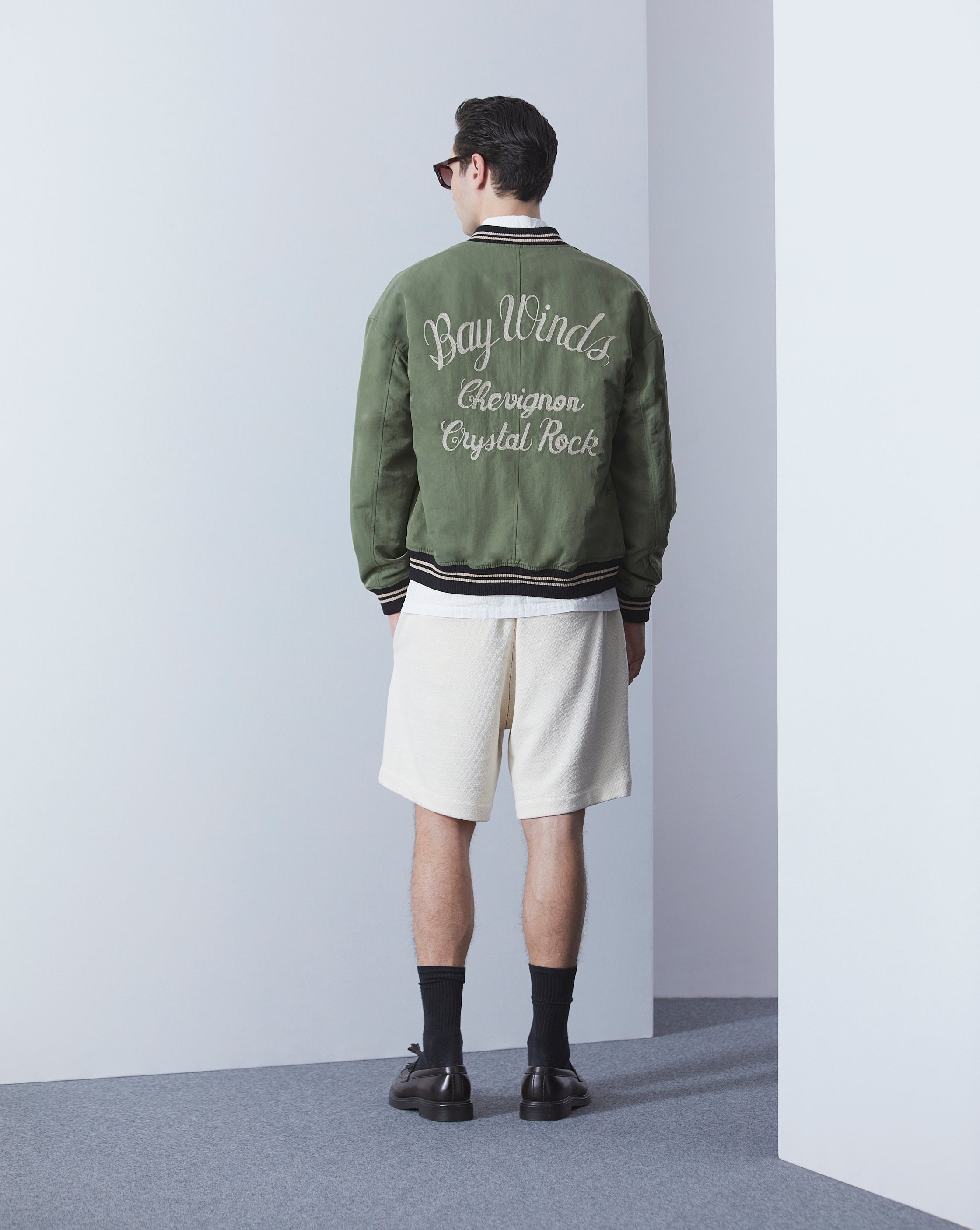 BLOUSON CRYSTAL VERT