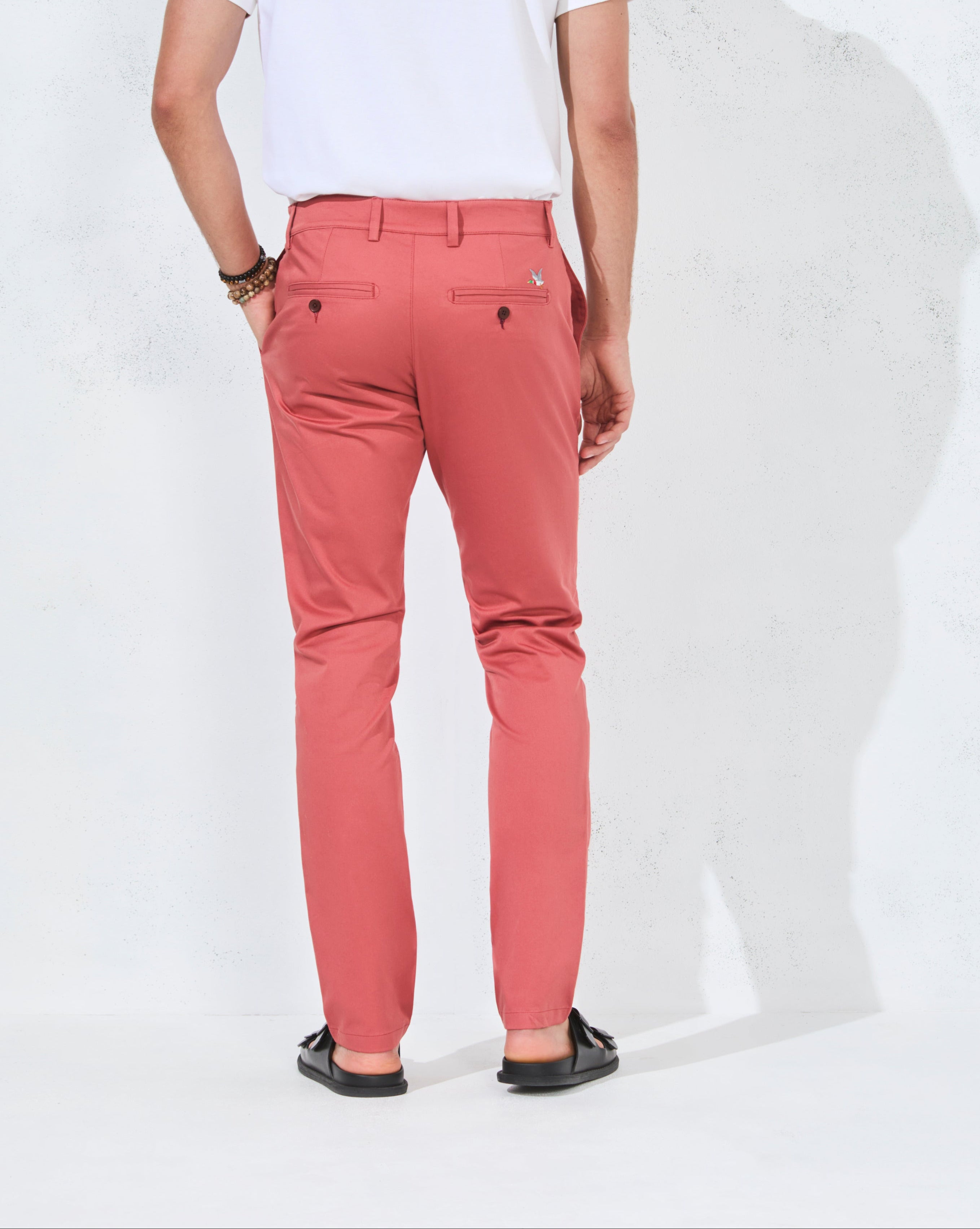 PANTALON CHINO ROUGE