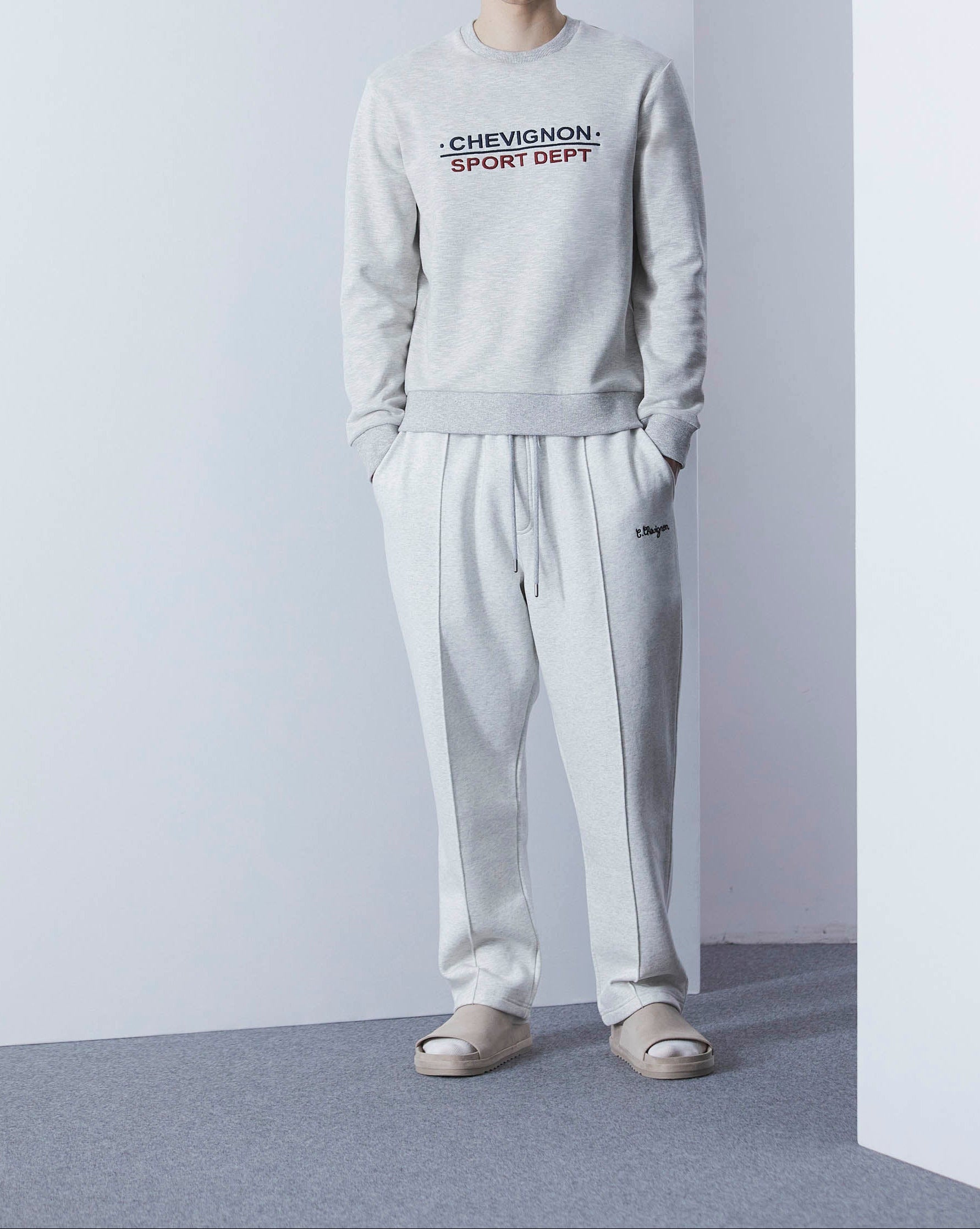 GRAUES SPORT-SWEATSHIRT