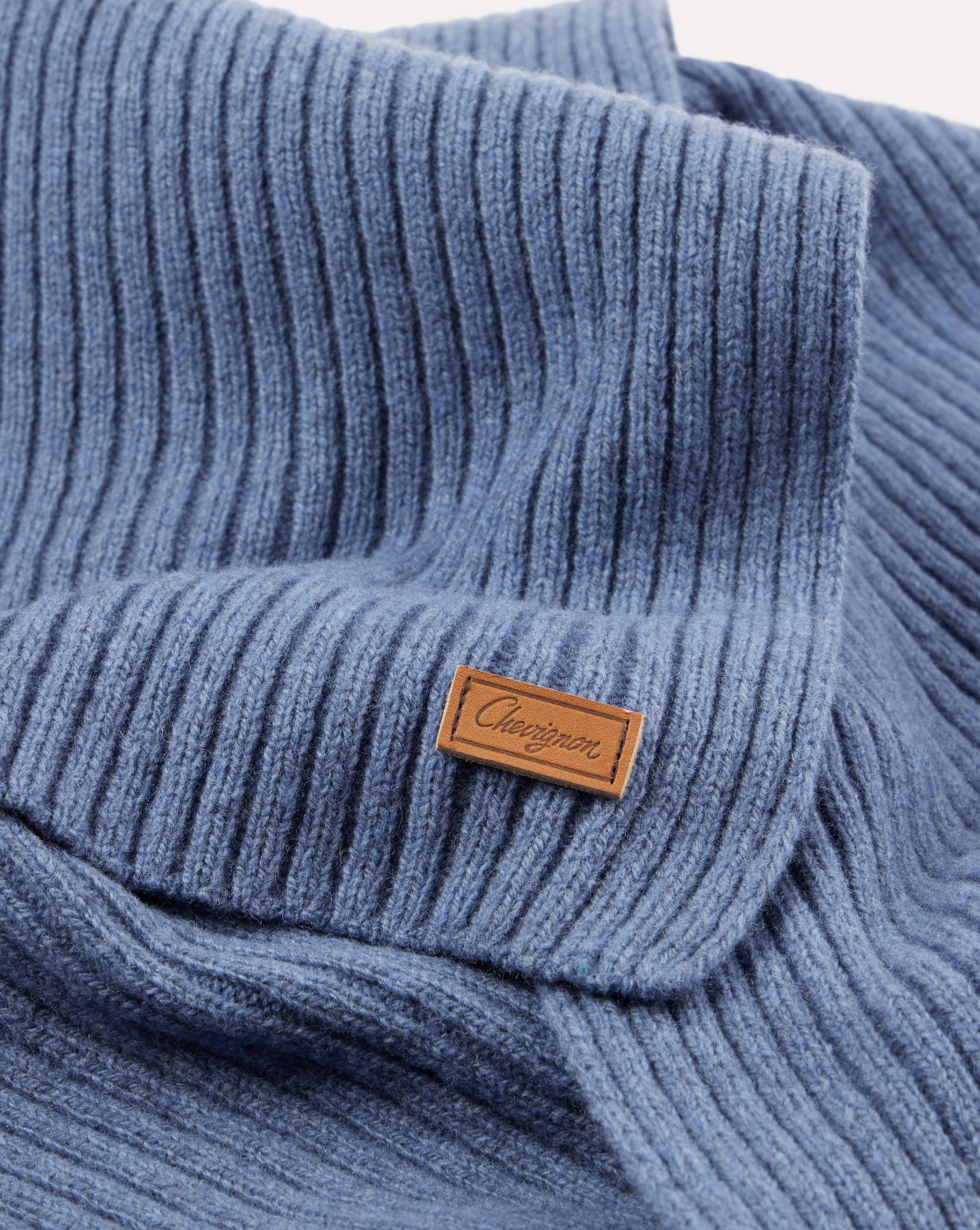 ECHARPE FRENCH SCARF BLEU