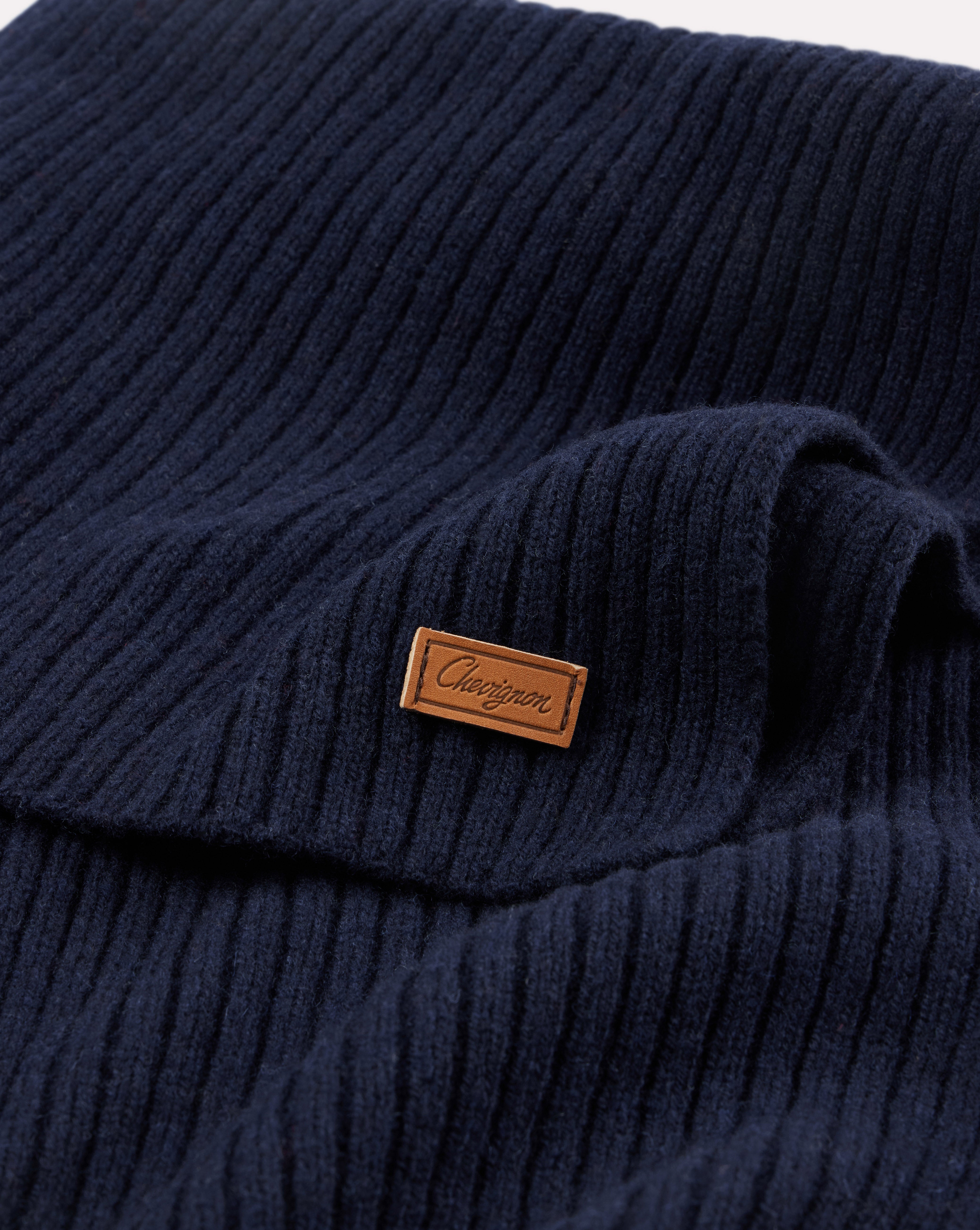 FRENCH SCARF NAVY BLUE