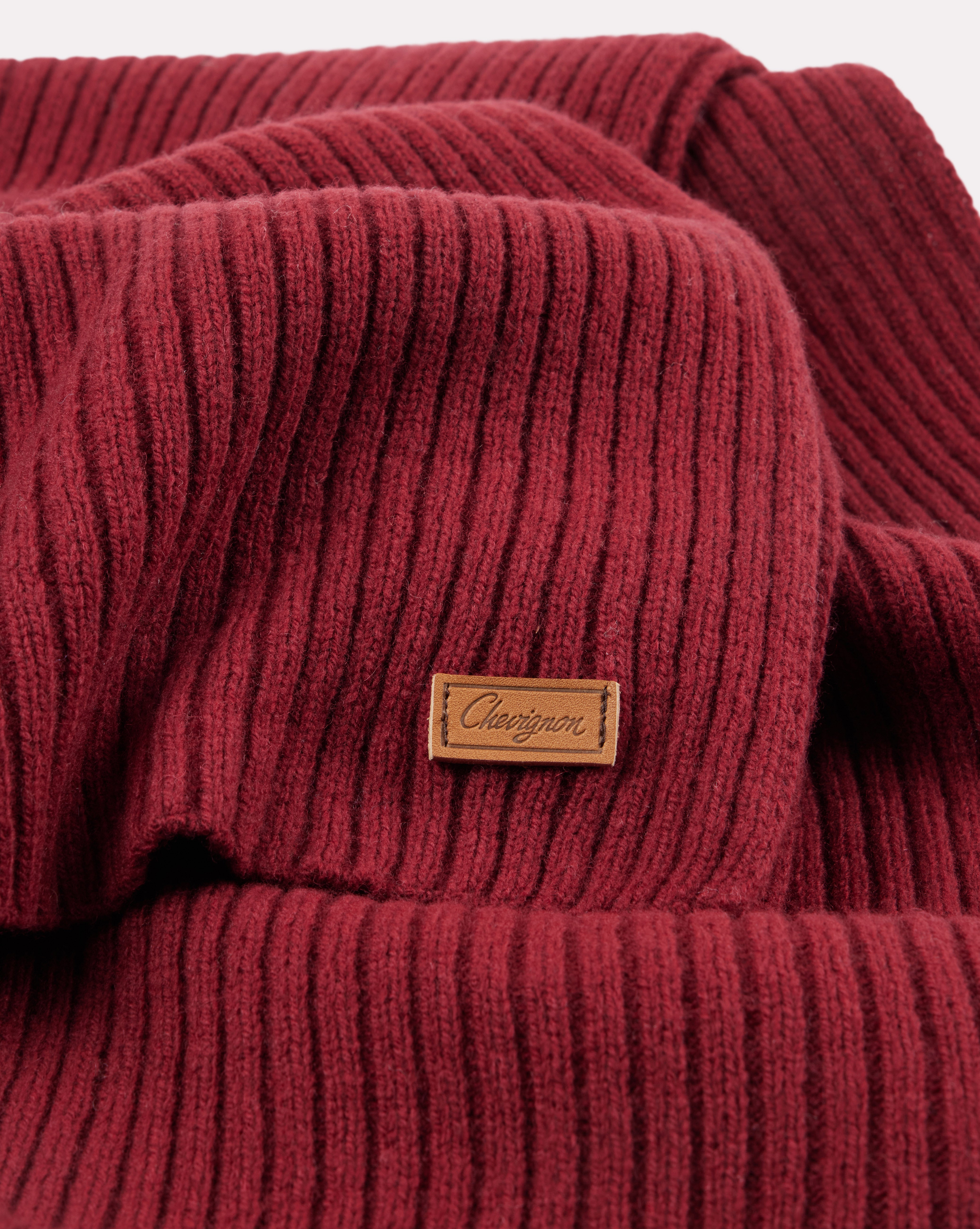 ECHARPE FRENCH SCARF ROUGE