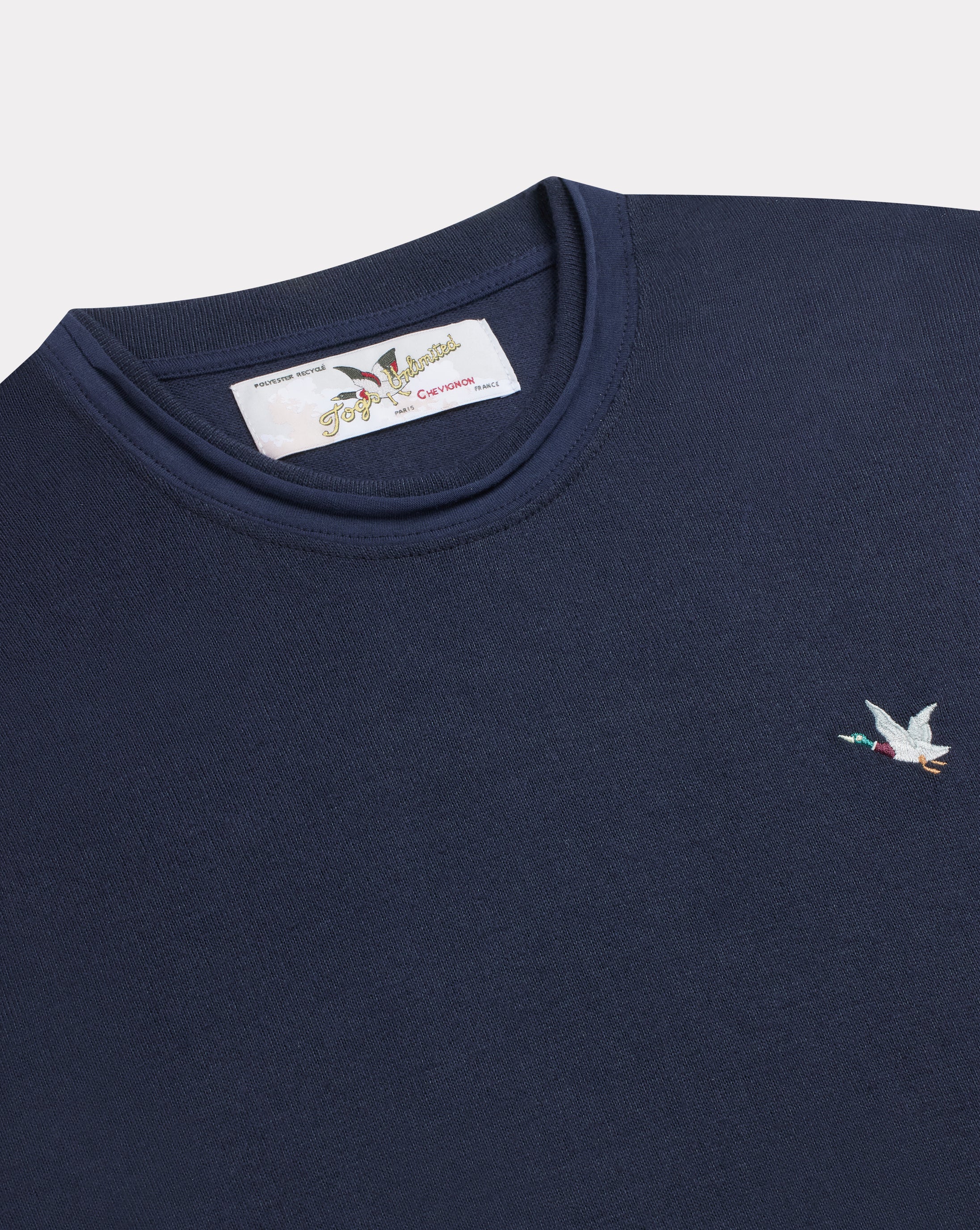 T-SHIRT DUCK TEE BLEU MARINE